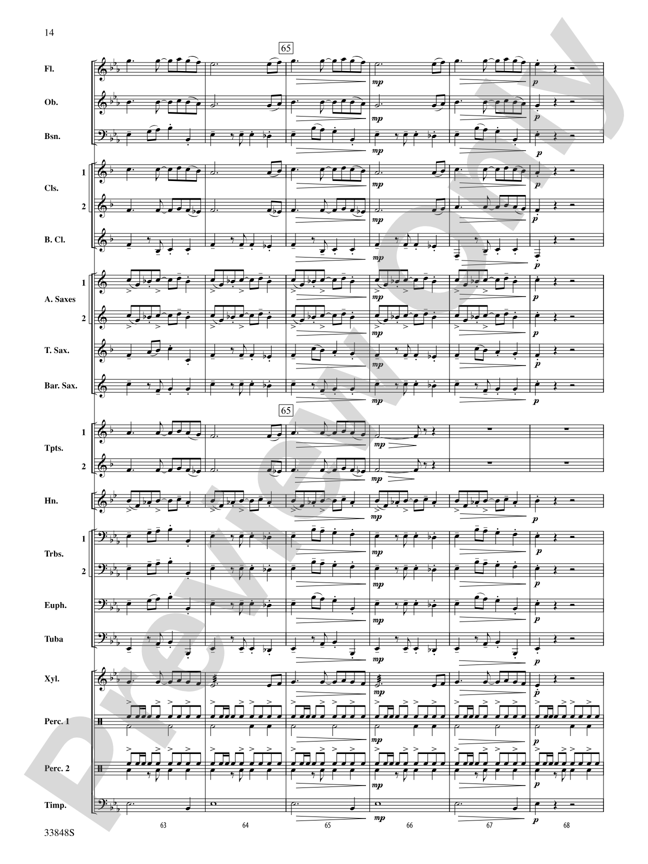 El Tango: Concert Band Conductor Score & Parts