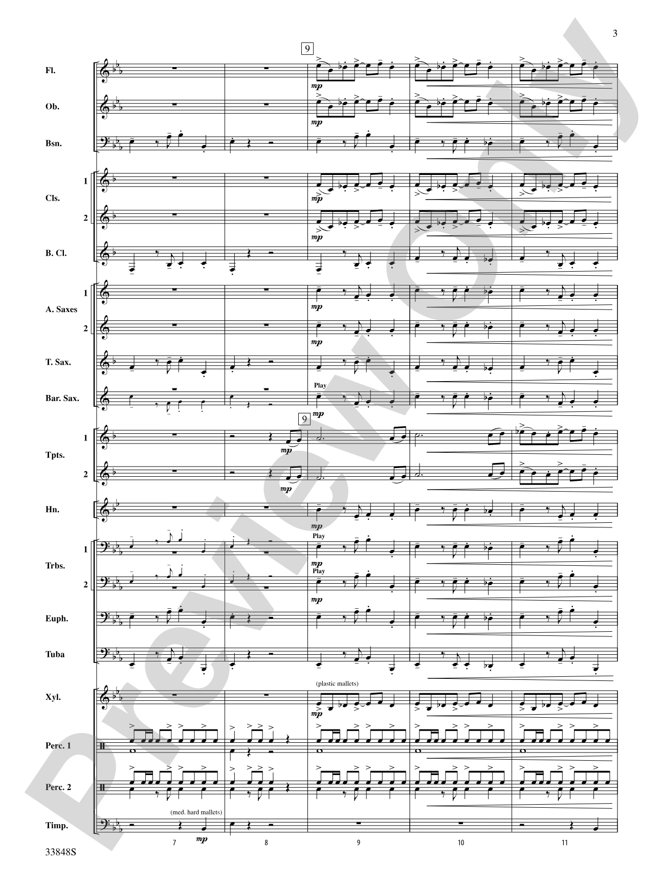 El Tango: Concert Band Conductor Score & Parts