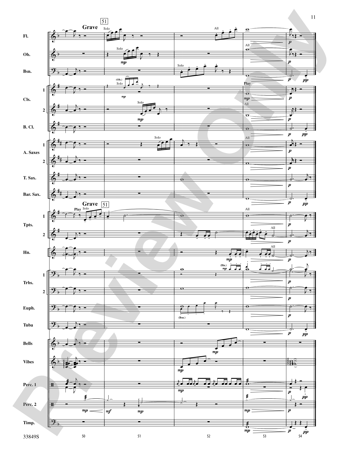 Fallen Heroes: Concert Band Conductor Score & Parts
