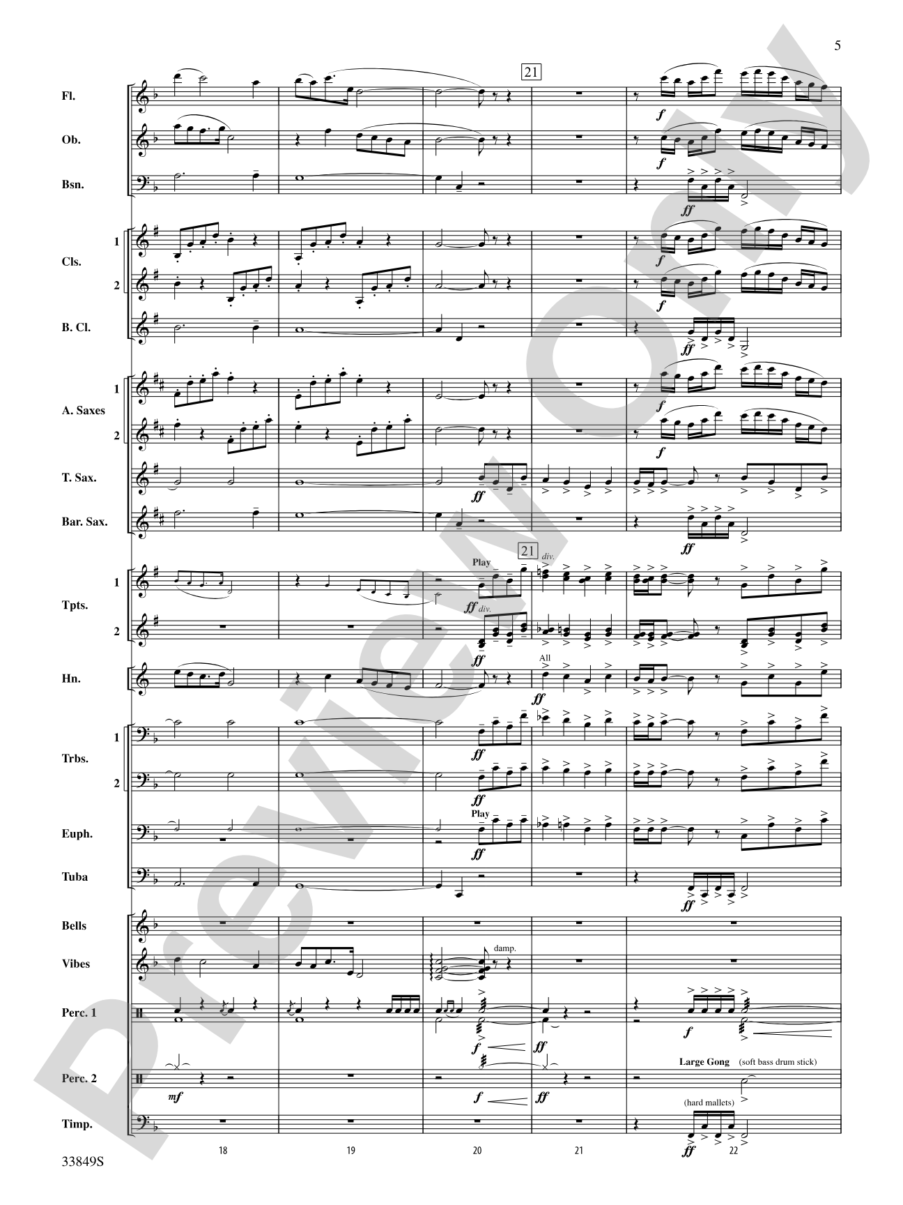 Fallen Heroes: Concert Band Conductor Score & Parts
