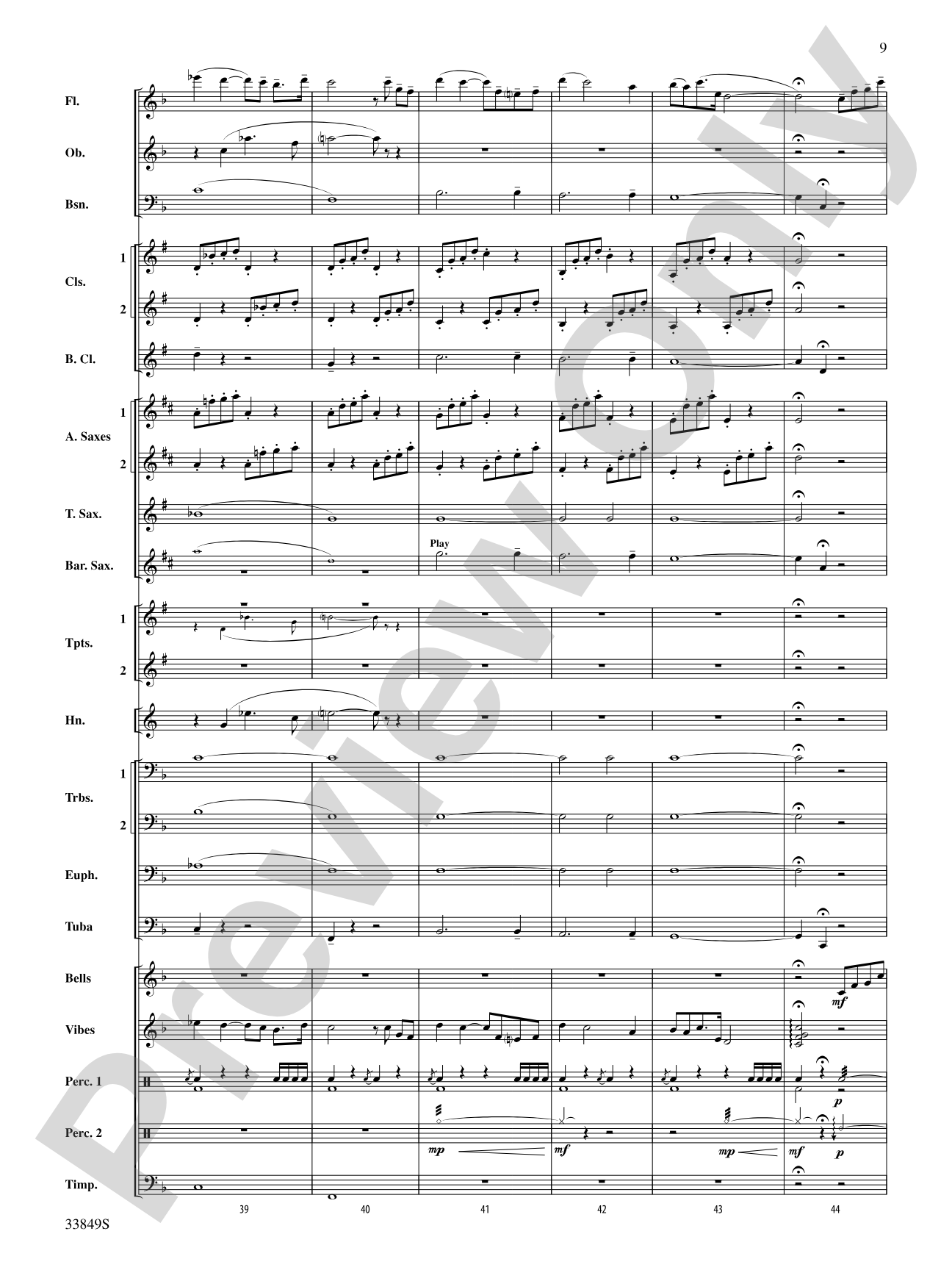 Fallen Heroes: Concert Band Conductor Score & Parts