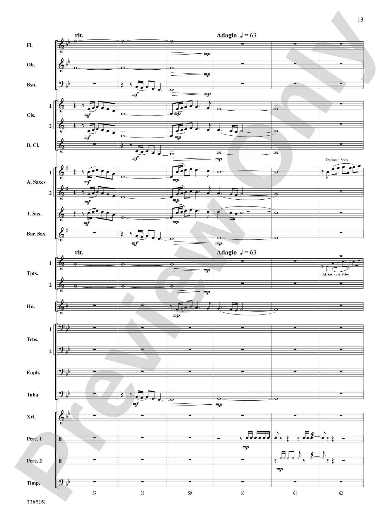 Gateway West: Concert Band Conductor Score & Parts