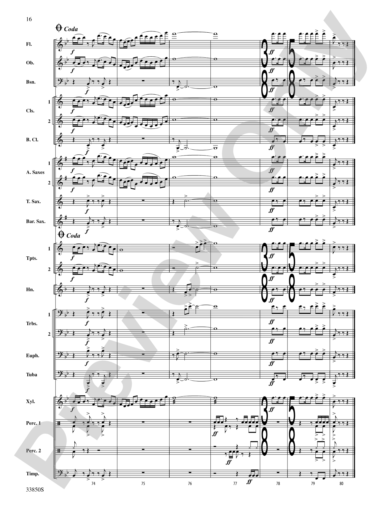 Gateway West: Concert Band Conductor Score & Parts