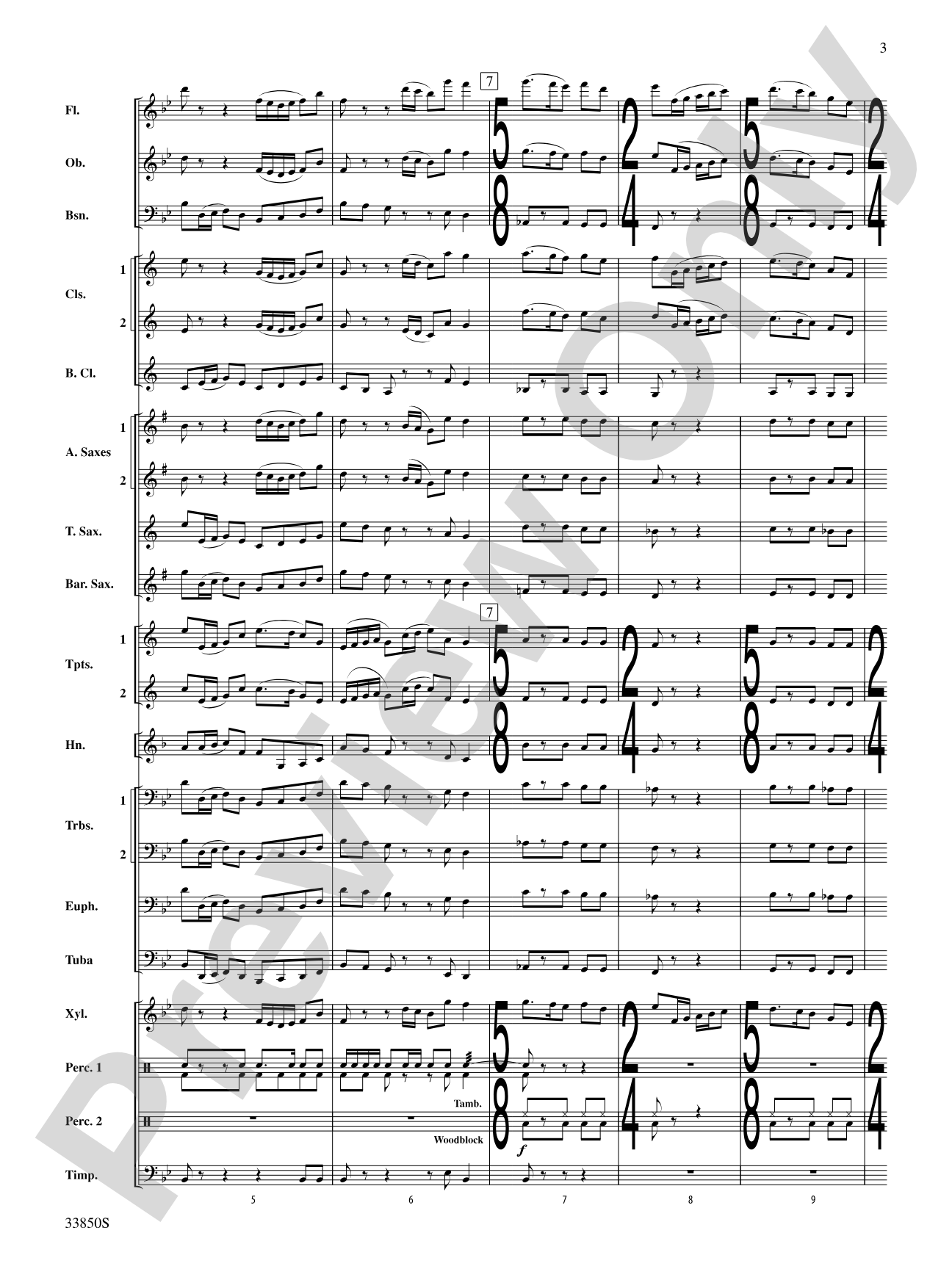 Gateway West: Concert Band Conductor Score & Parts