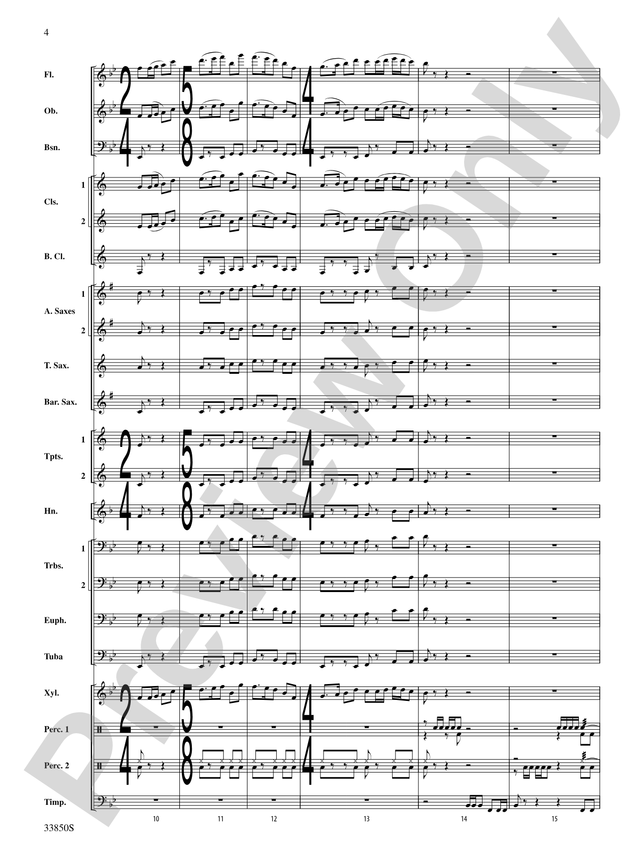 Gateway West: Concert Band Conductor Score & Parts