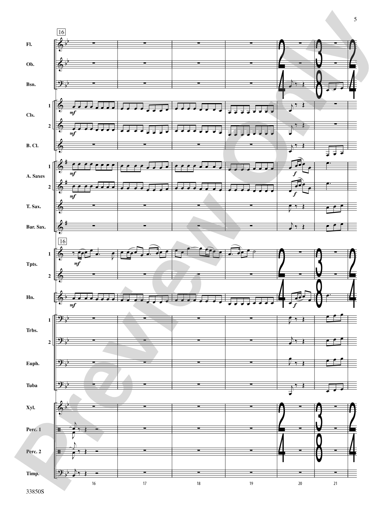 Gateway West: Concert Band Conductor Score & Parts