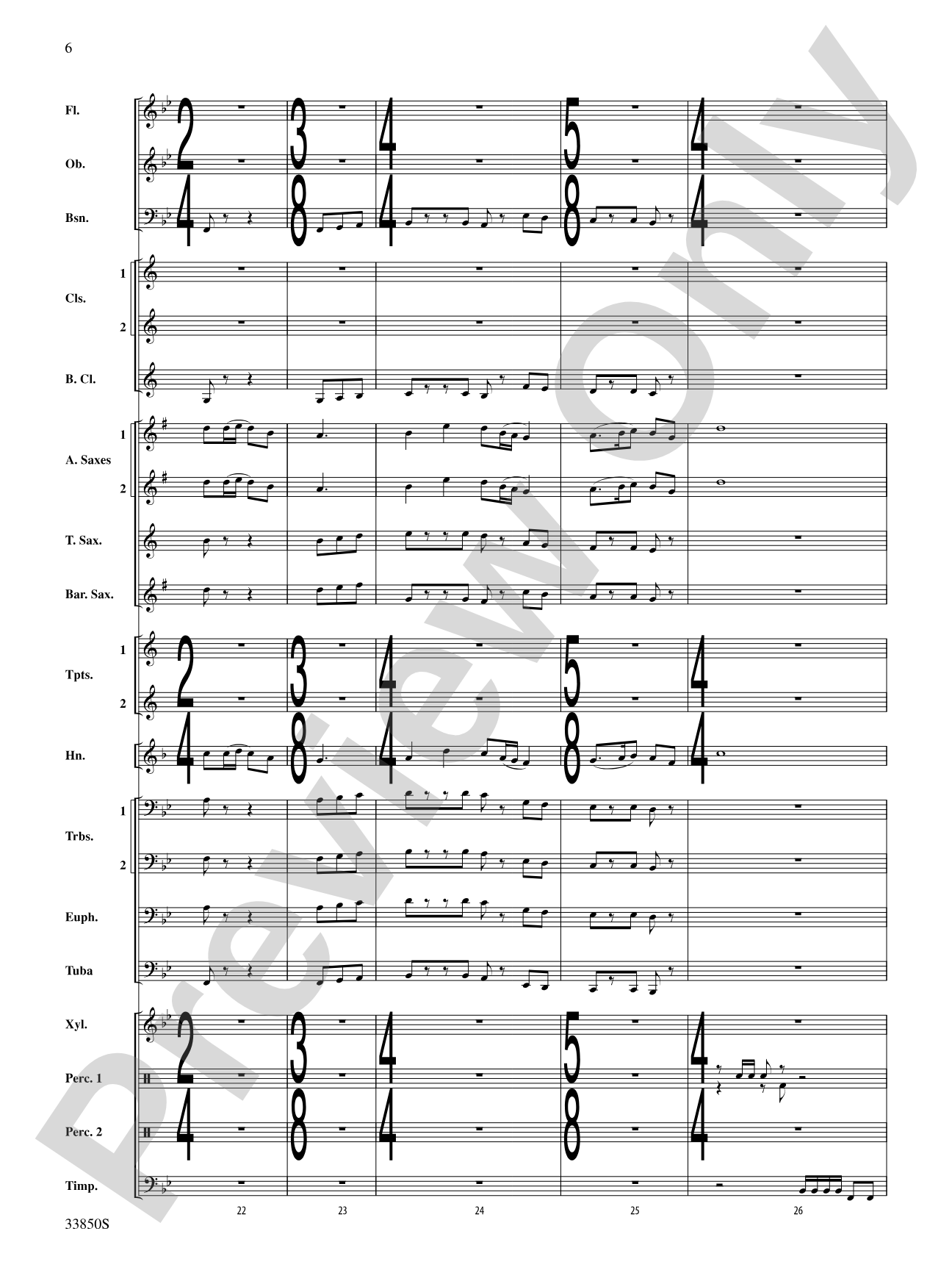 Gateway West: Concert Band Conductor Score & Parts