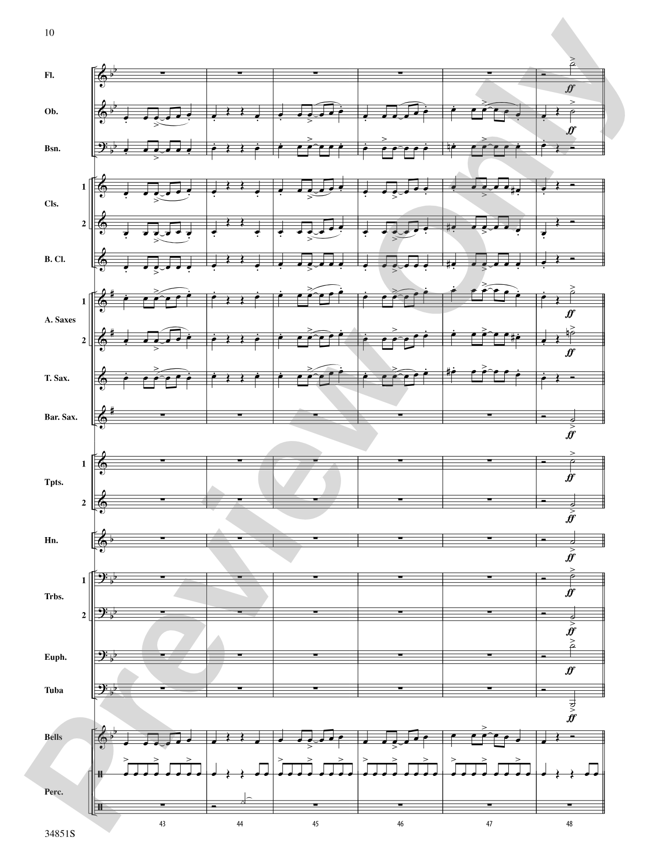 Jamaican Sailaway: Concert Band Conductor Score & Parts
