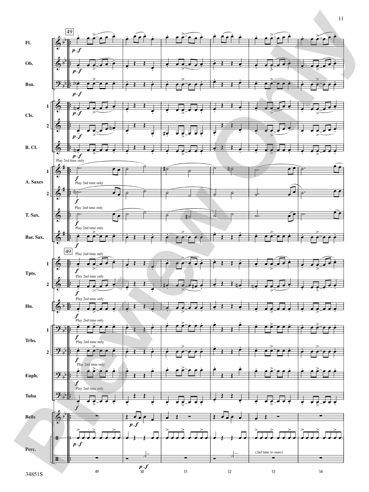 Jamaican Sailaway: Concert Band Conductor Score & Parts
