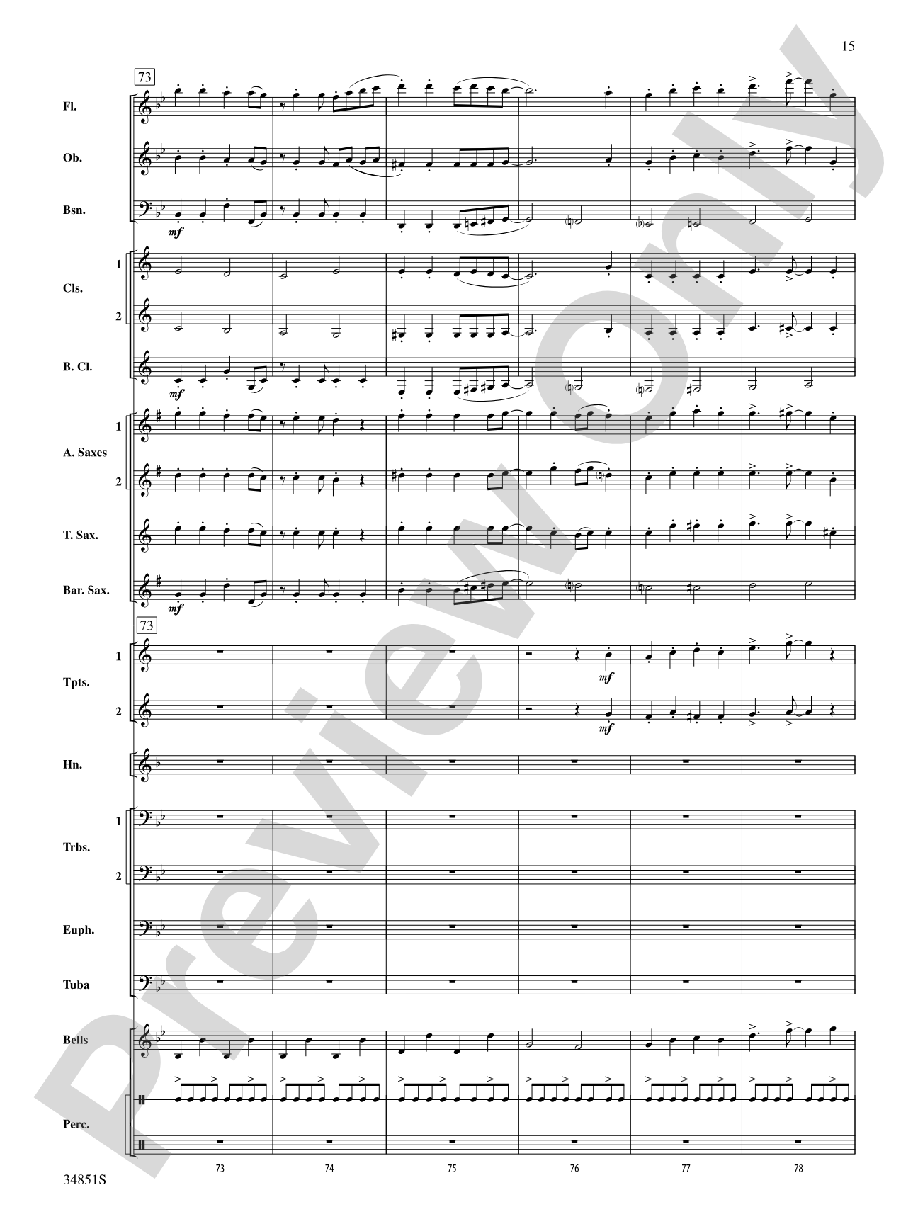 Jamaican Sailaway: Concert Band Conductor Score & Parts