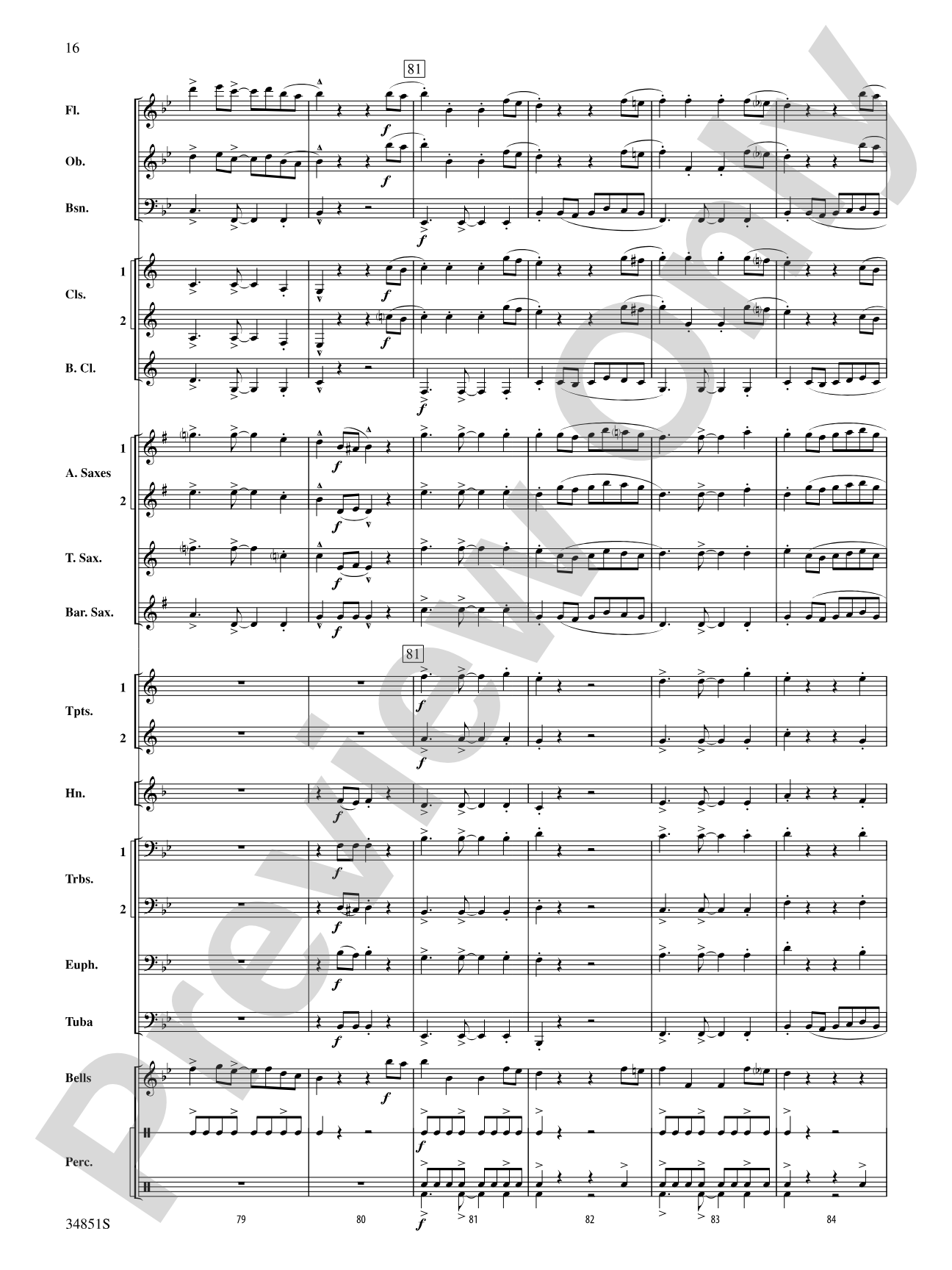 Jamaican Sailaway: Concert Band Conductor Score & Parts