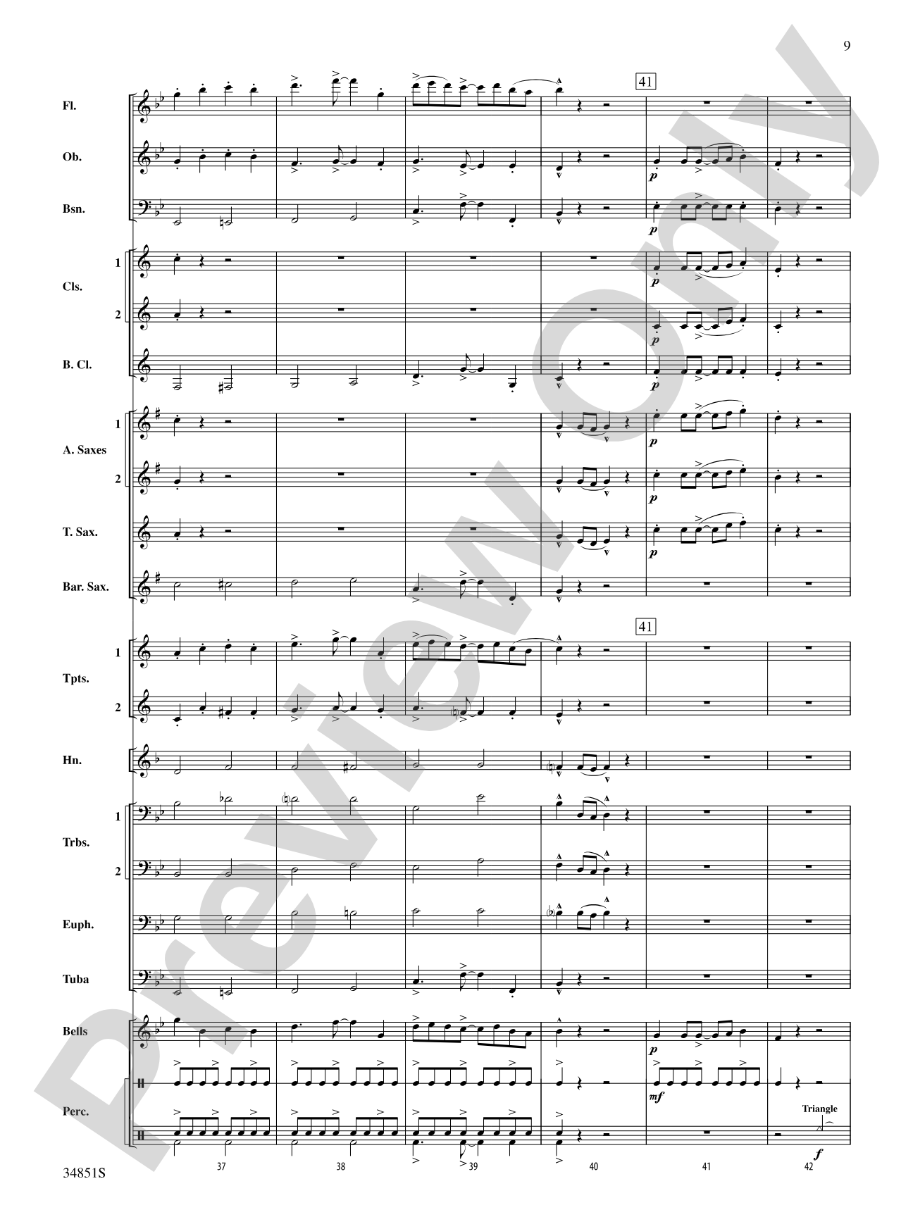 Jamaican Sailaway: Concert Band Conductor Score & Parts