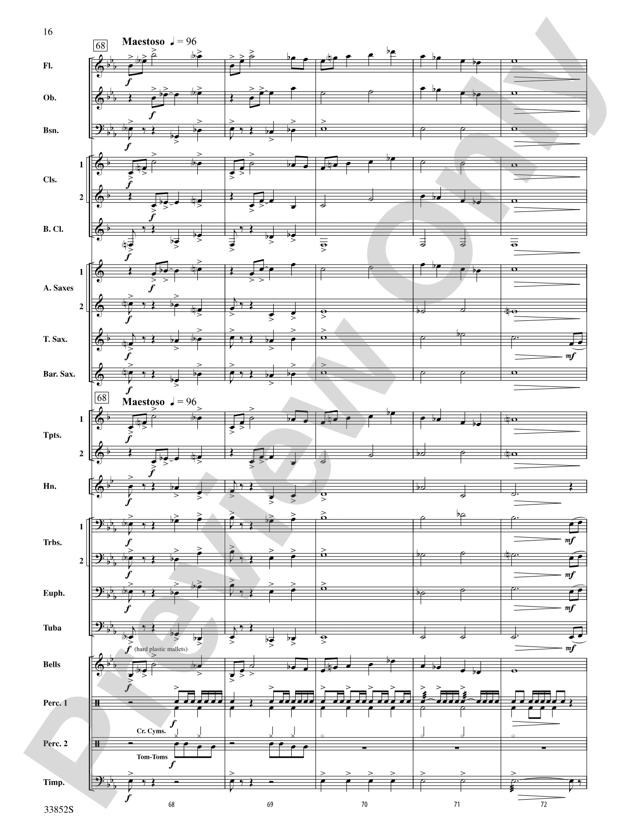 Monticello Mosaic: Concert Band Conductor Score & Parts