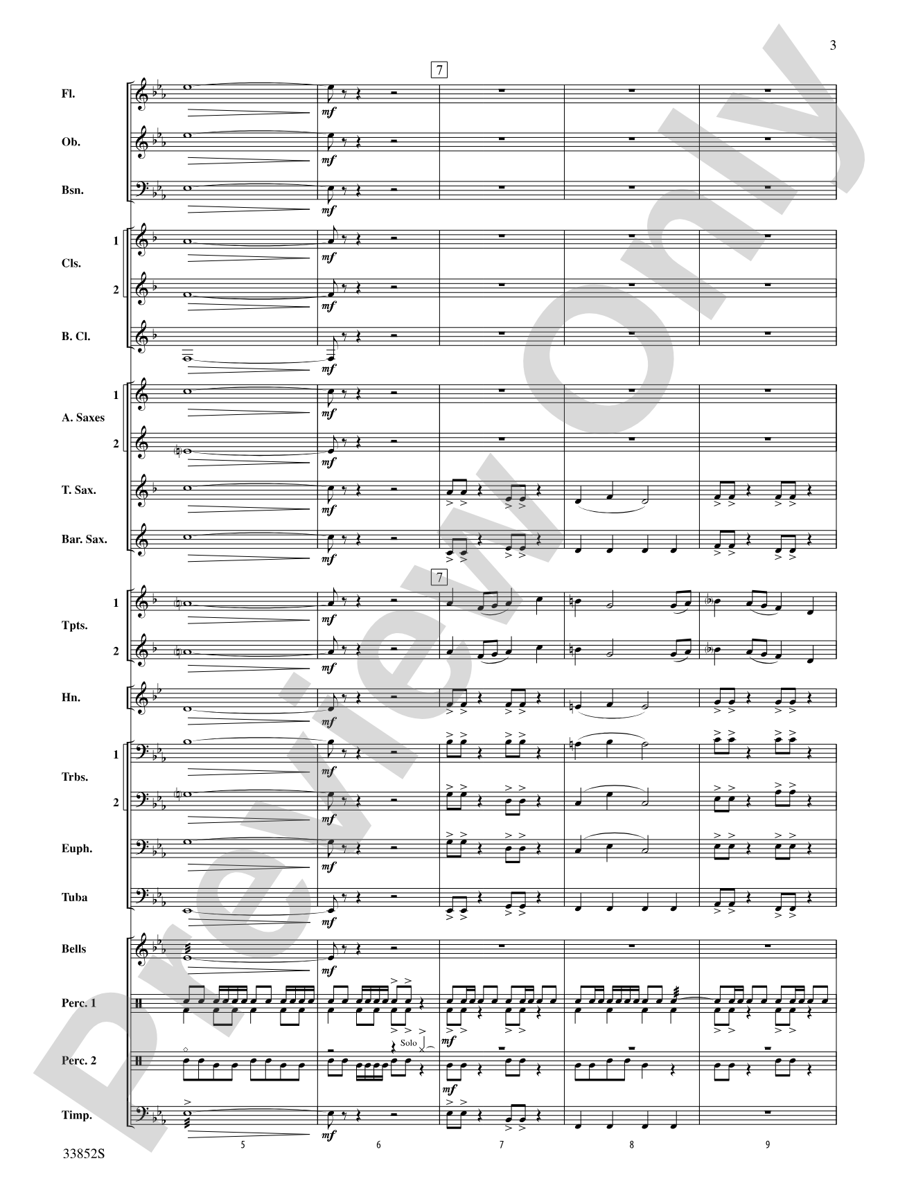 Monticello Mosaic: Concert Band Conductor Score & Parts