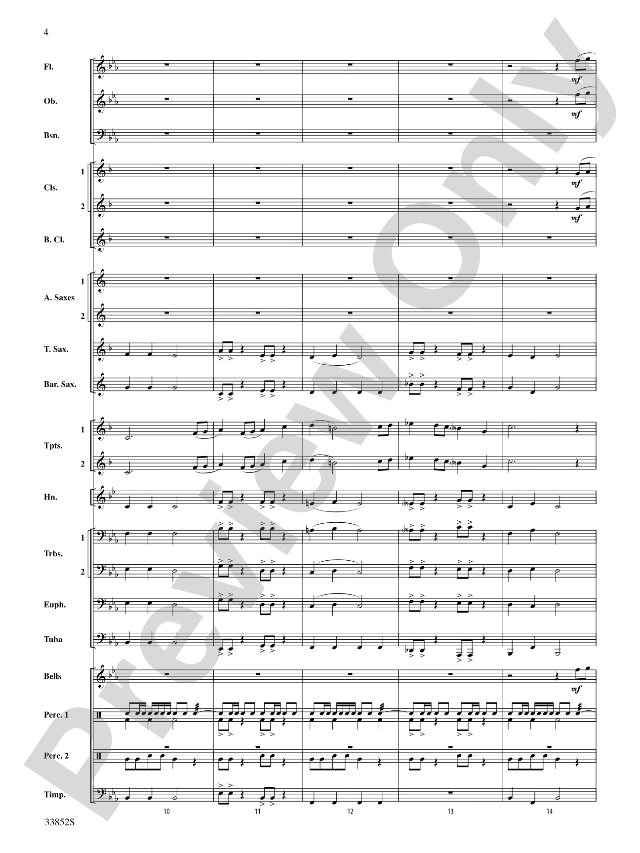 Monticello Mosaic: Concert Band Conductor Score & Parts