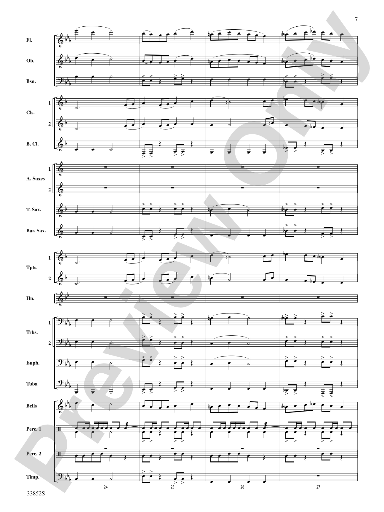 Monticello Mosaic: Concert Band Conductor Score & Parts