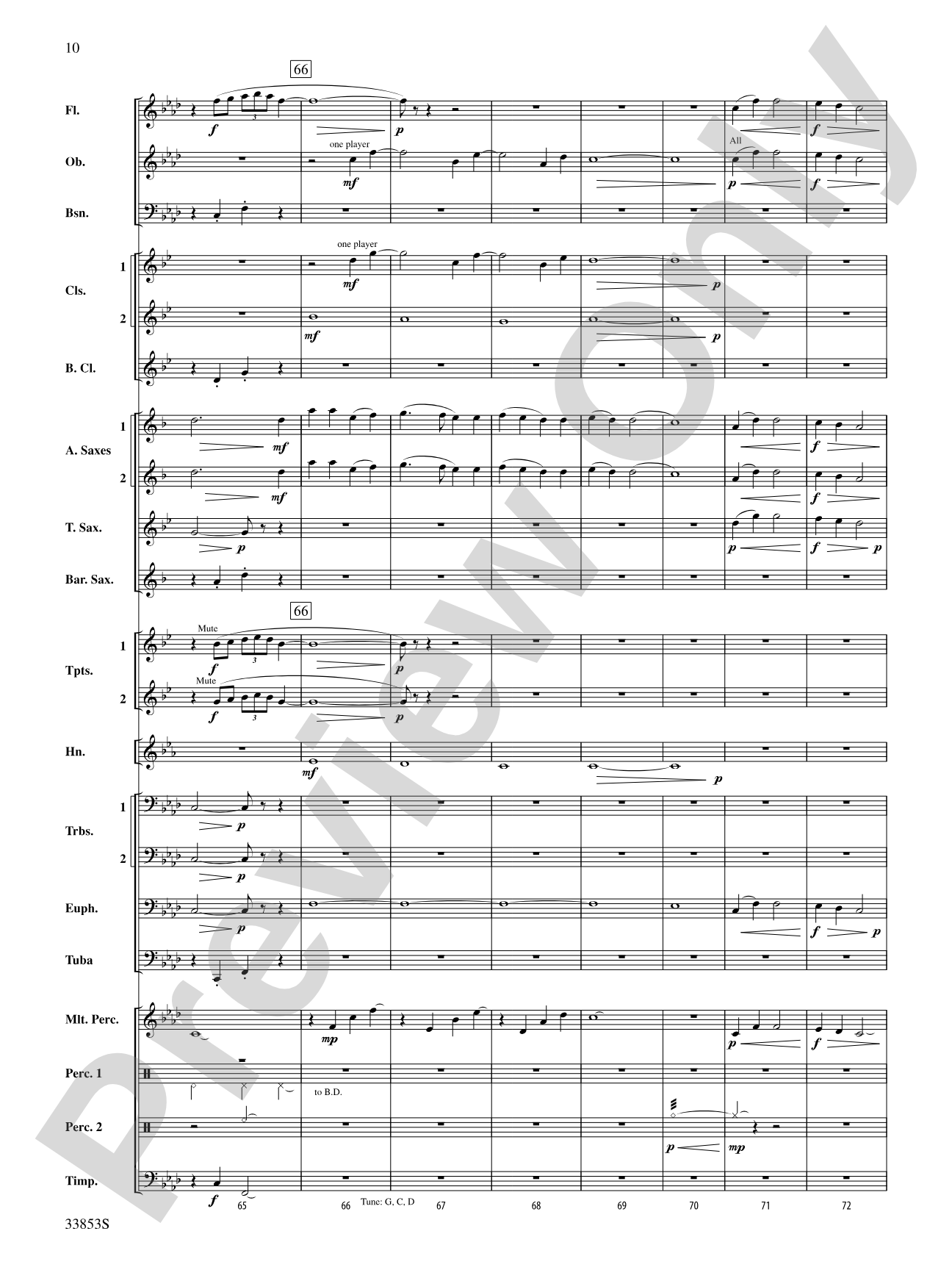 The Moon of Winter (The Huron Carol): Concert Band Conductor Score & Parts