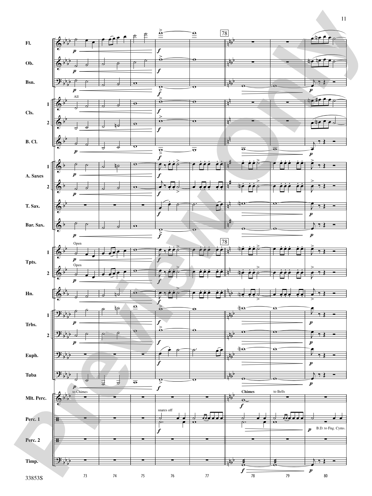 The Moon of Winter (The Huron Carol): Concert Band Conductor Score & Parts