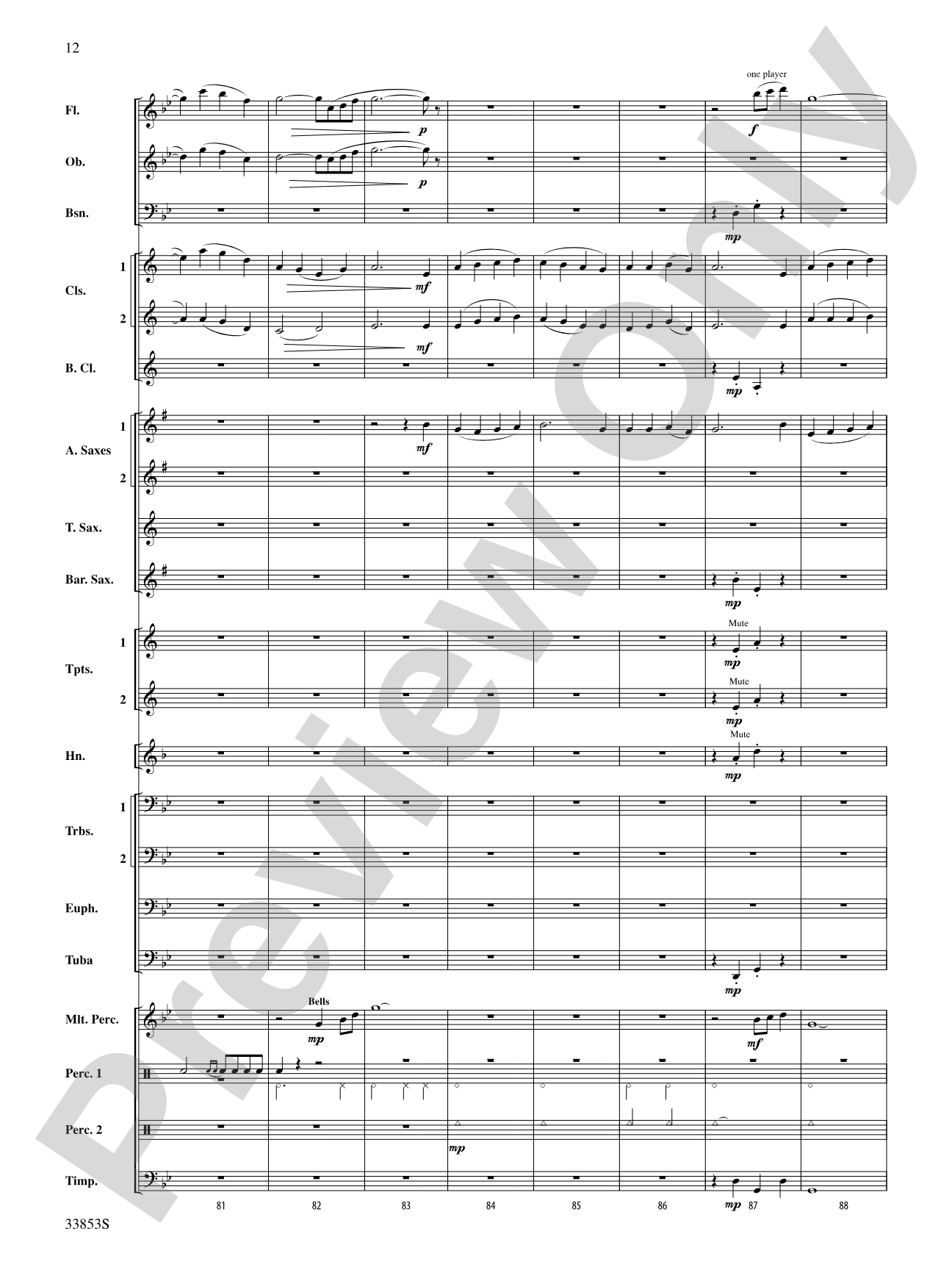 The Moon of Winter (The Huron Carol): Concert Band Conductor Score & Parts