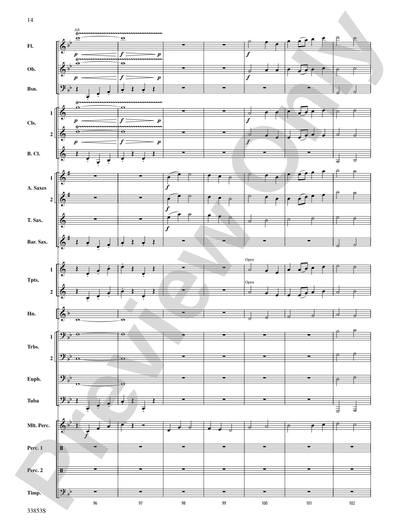 The Moon of Winter (The Huron Carol): Concert Band Conductor Score & Parts