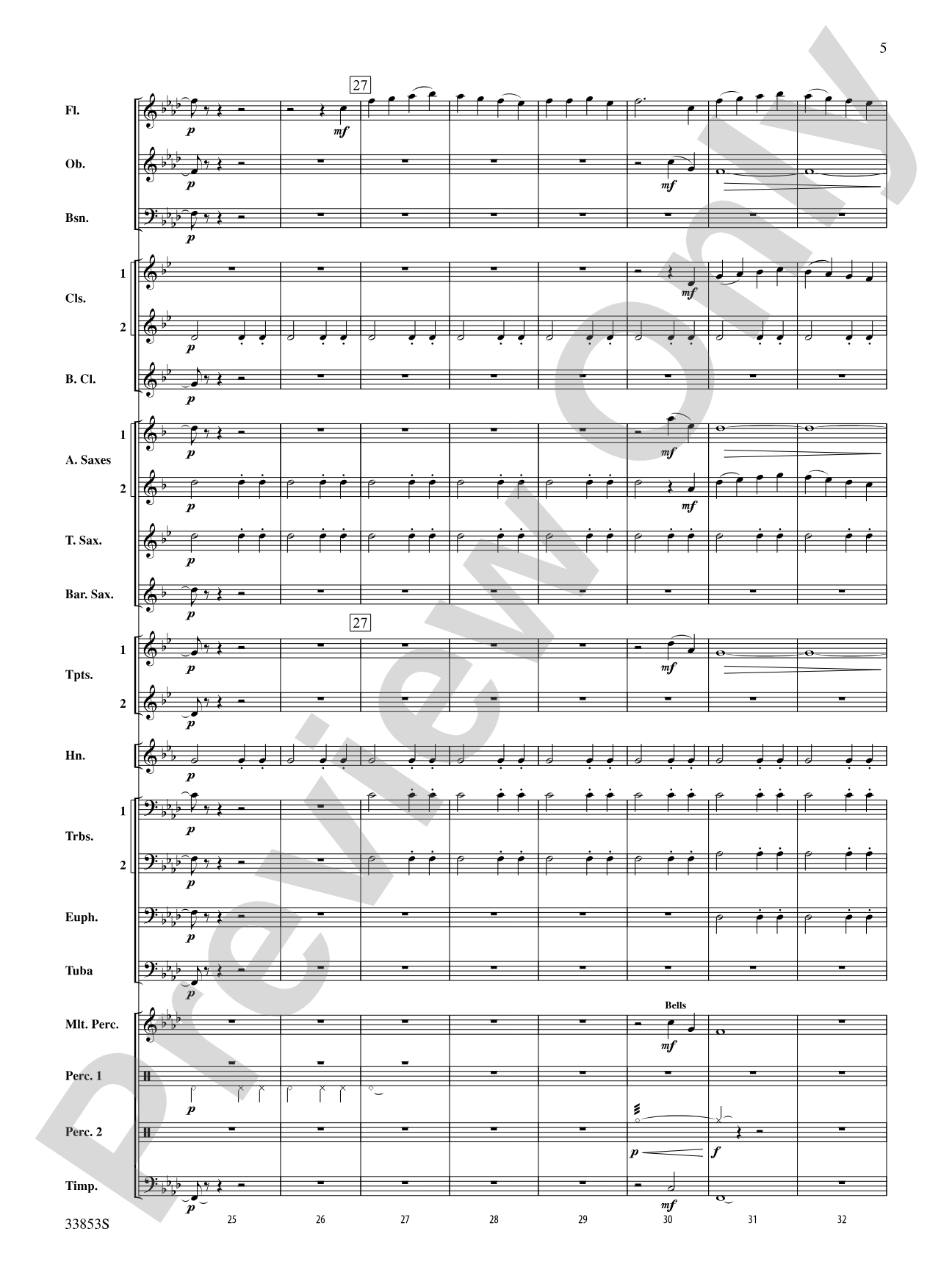 The Moon of Winter (The Huron Carol): Concert Band Conductor Score & Parts