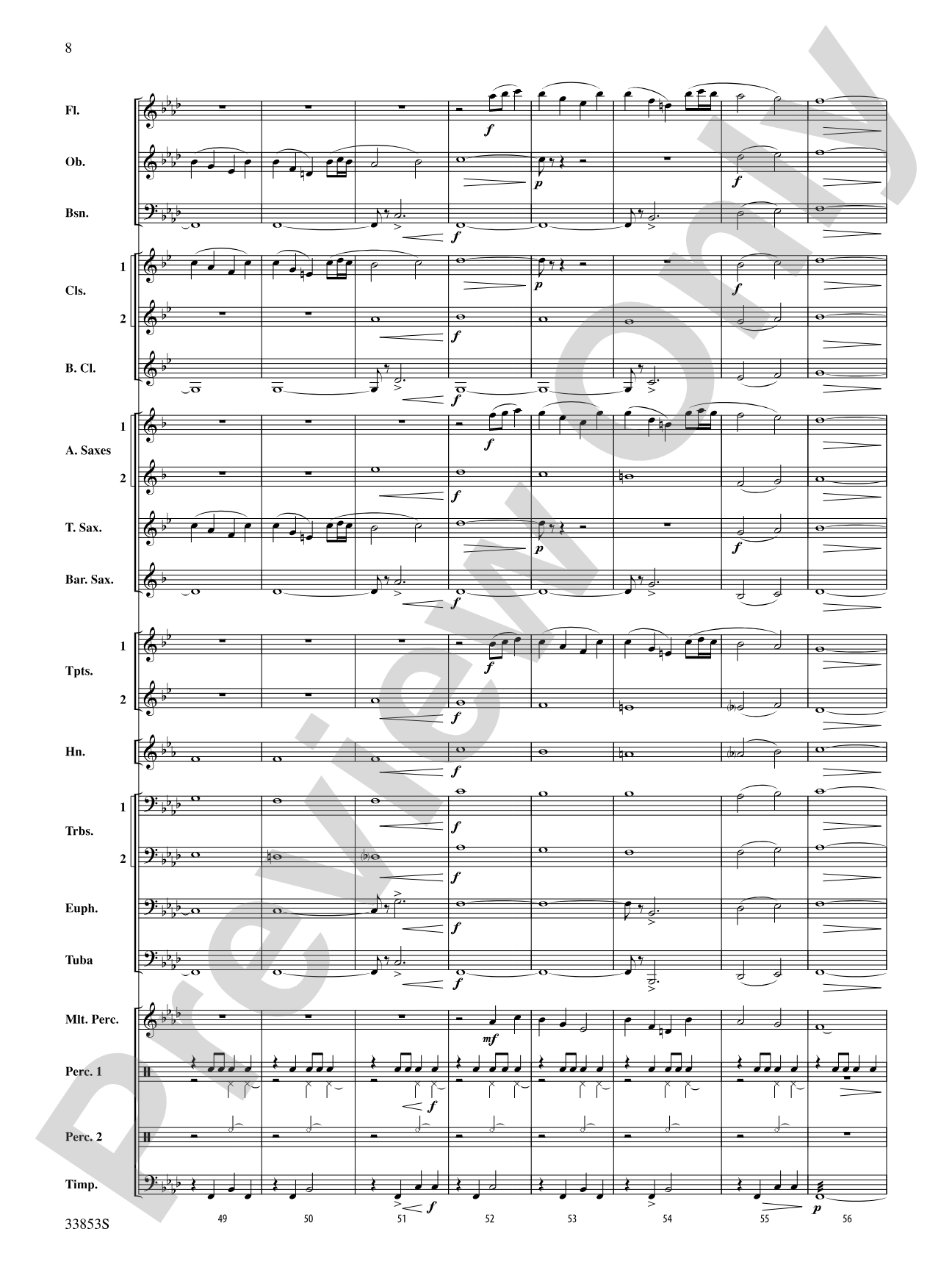 The Moon of Winter (The Huron Carol): Concert Band Conductor Score & Parts