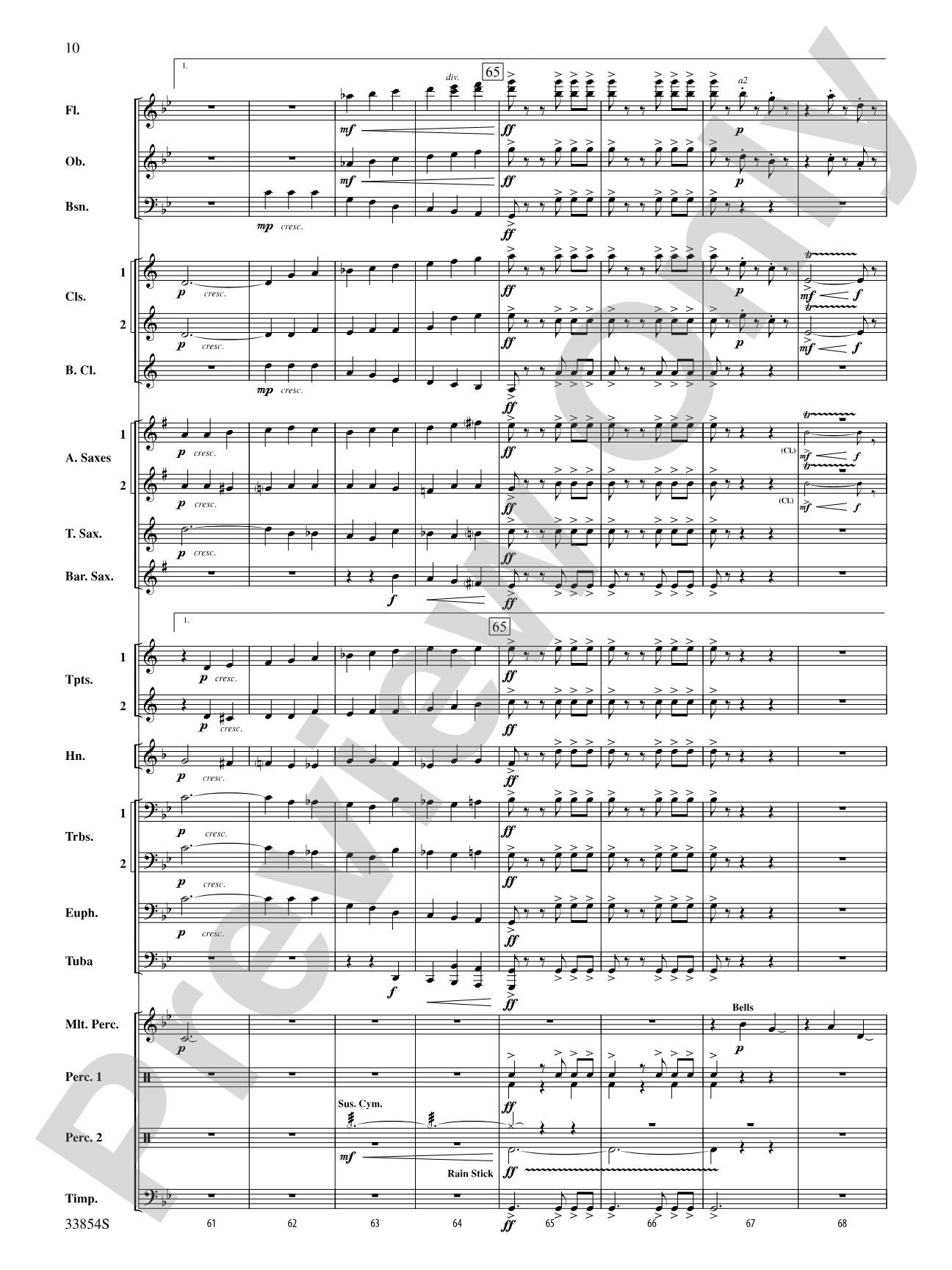 Bluster: Concert Band Conductor Score & Parts