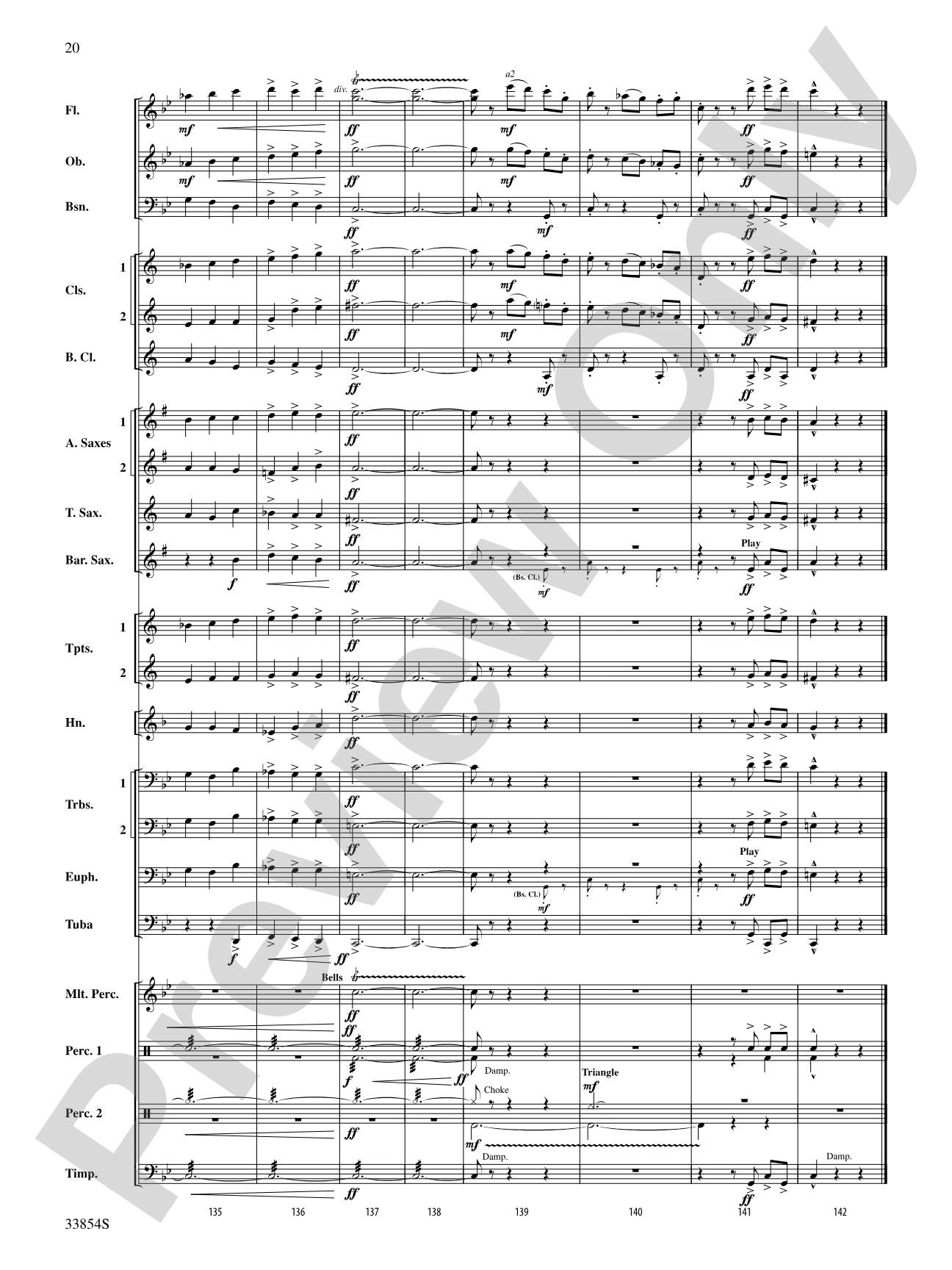 Bluster: Concert Band Conductor Score & Parts