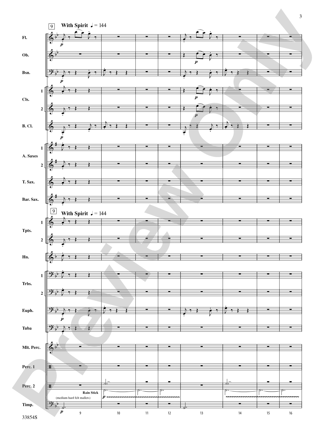 Bluster: Concert Band Conductor Score & Parts