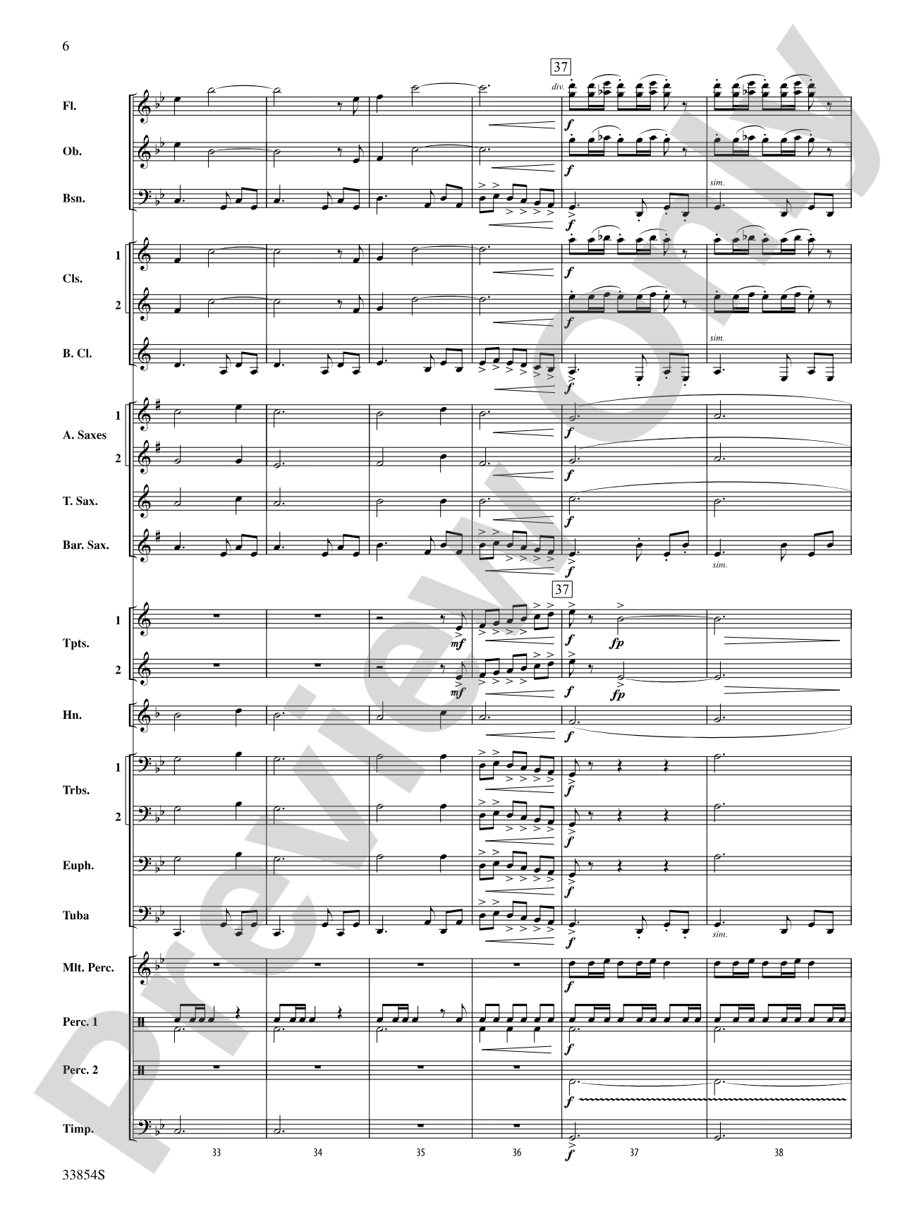 Bluster: Concert Band Conductor Score & Parts