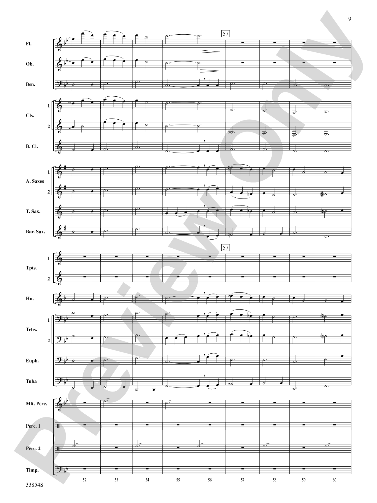 Bluster: Concert Band Conductor Score & Parts