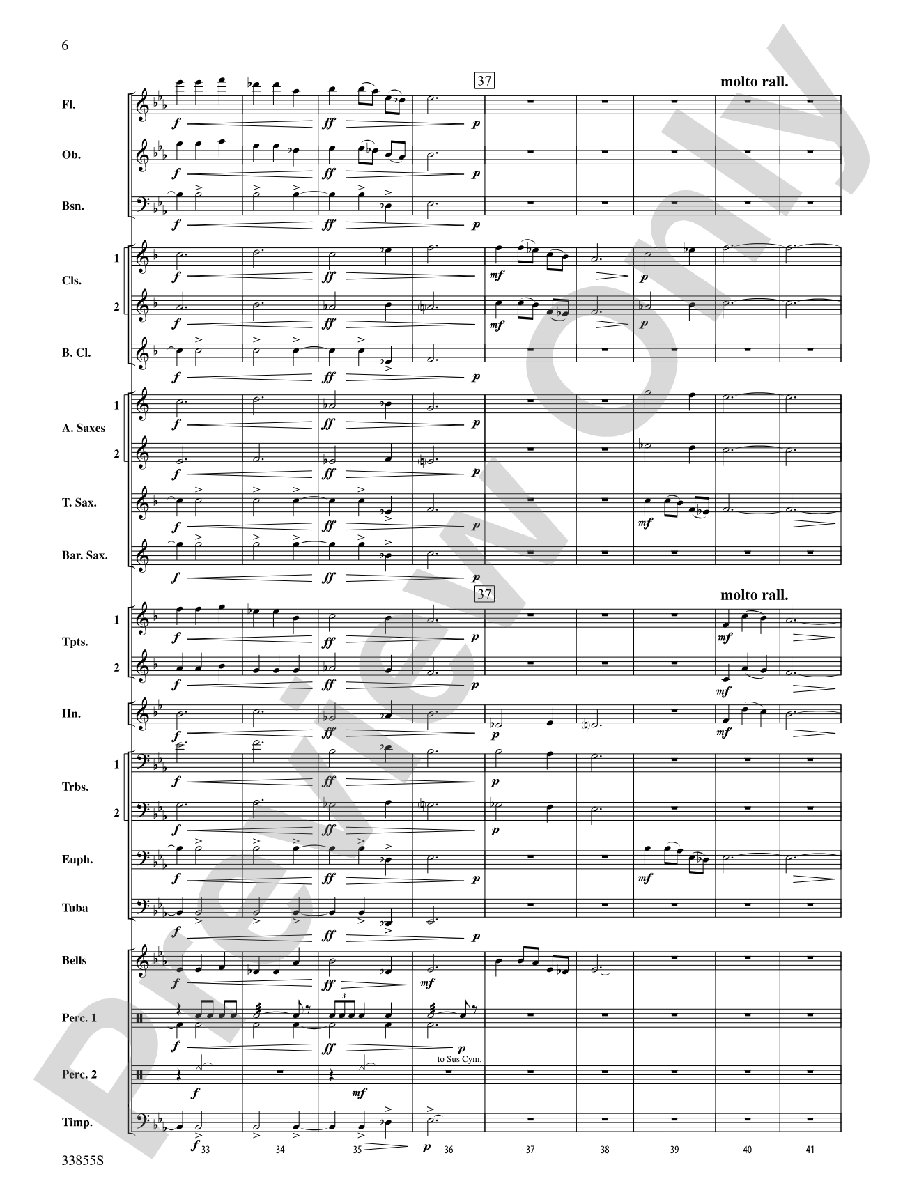 Variations on an English Folk Song: Concert Band Conductor Score & Parts