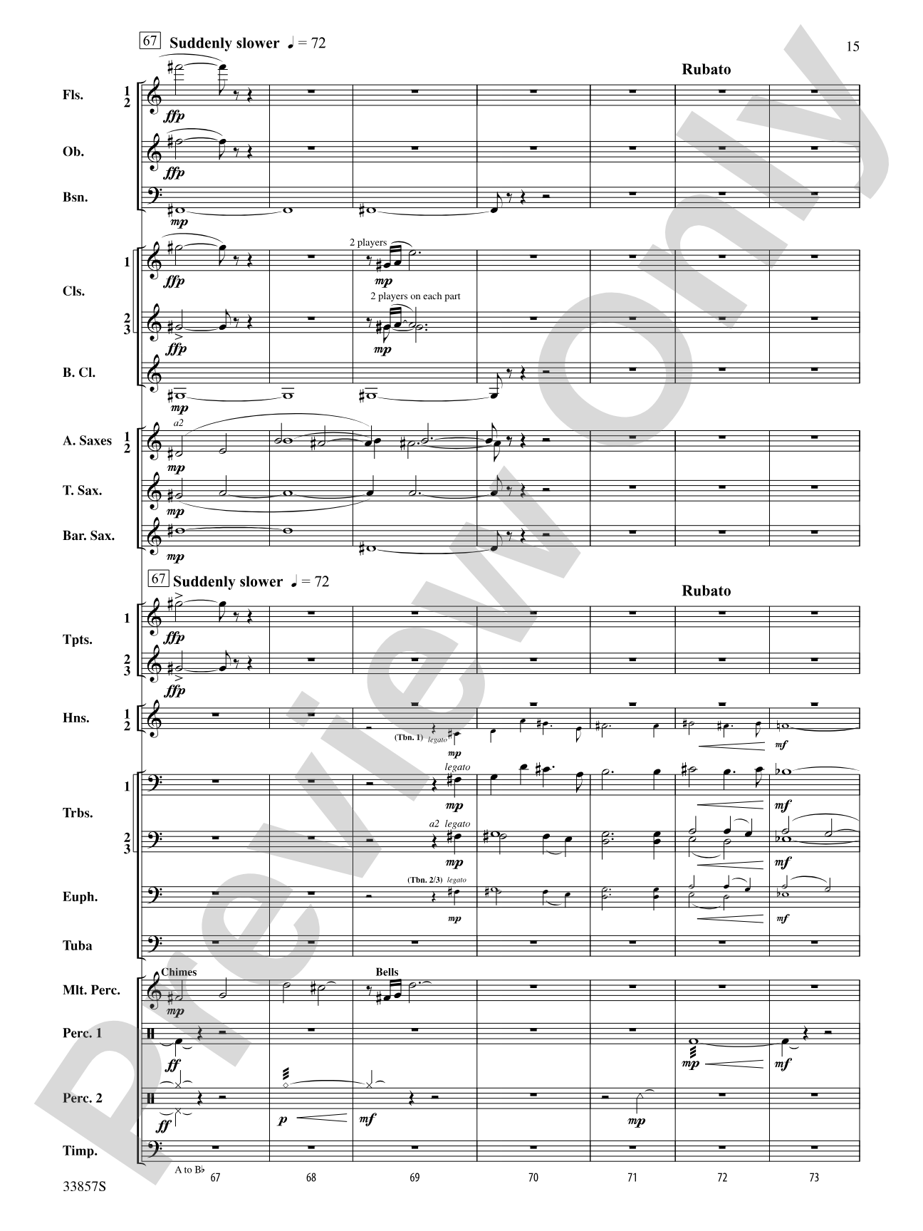 One Thousand Cranes: Concert Band Conductor Score & Parts