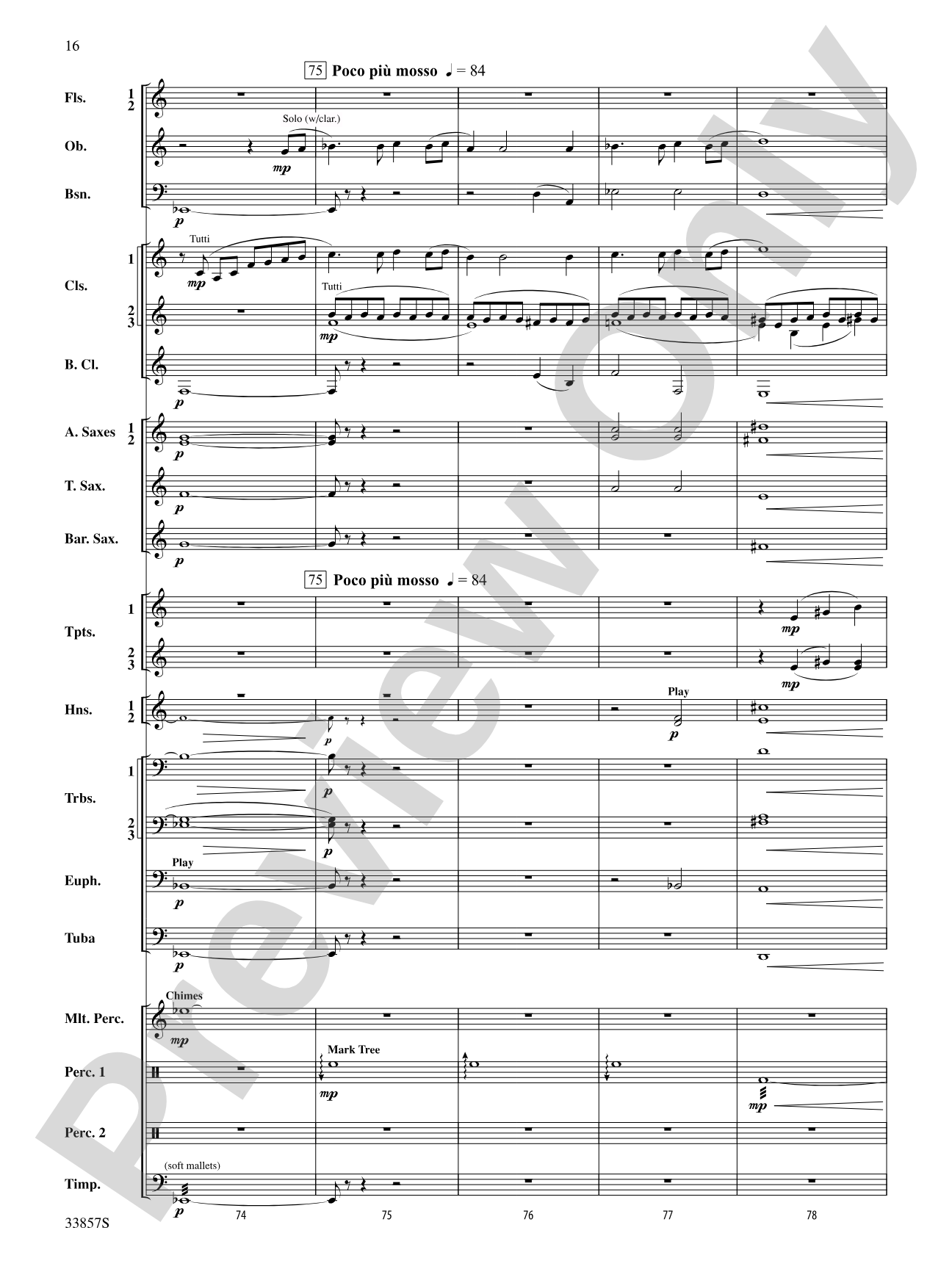 One Thousand Cranes: Concert Band Conductor Score & Parts