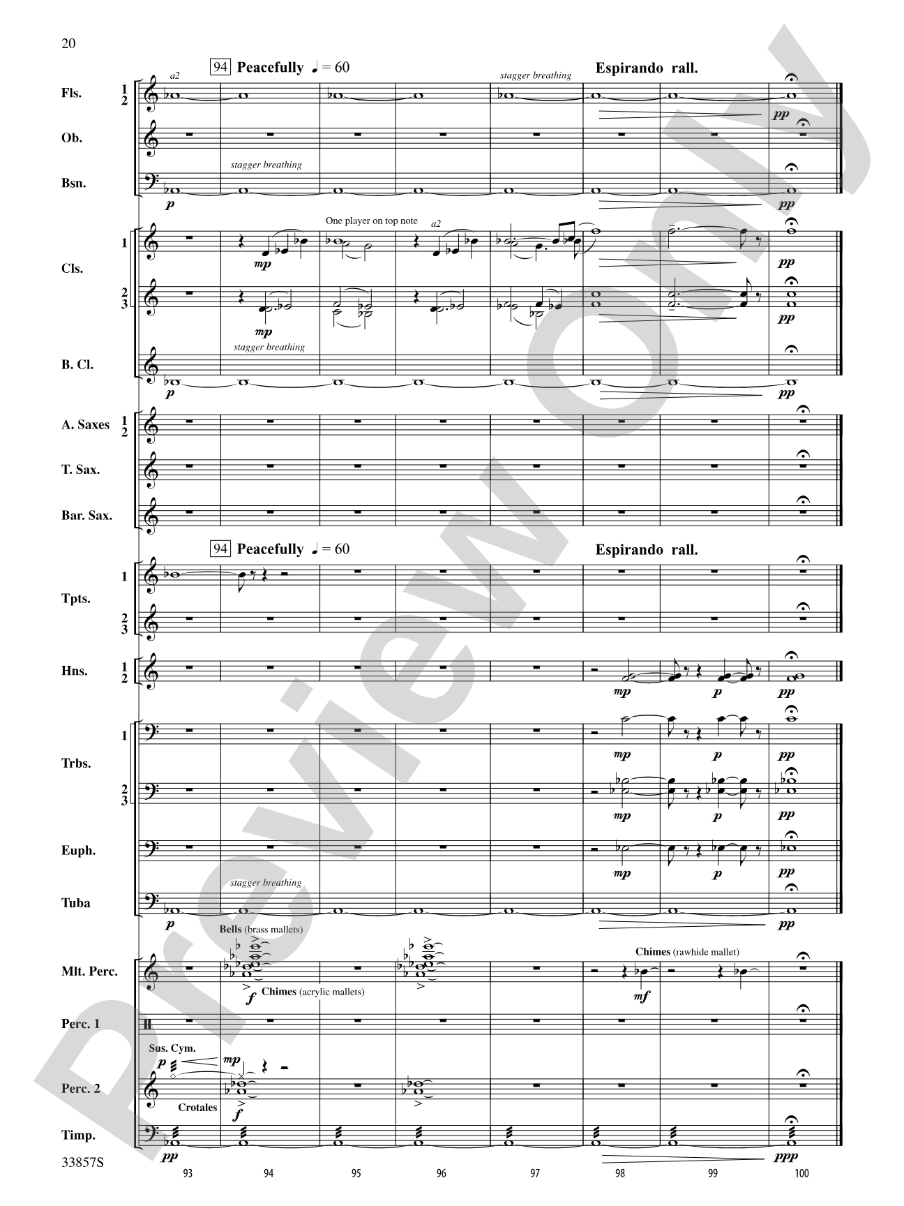 One Thousand Cranes: Concert Band Conductor Score & Parts