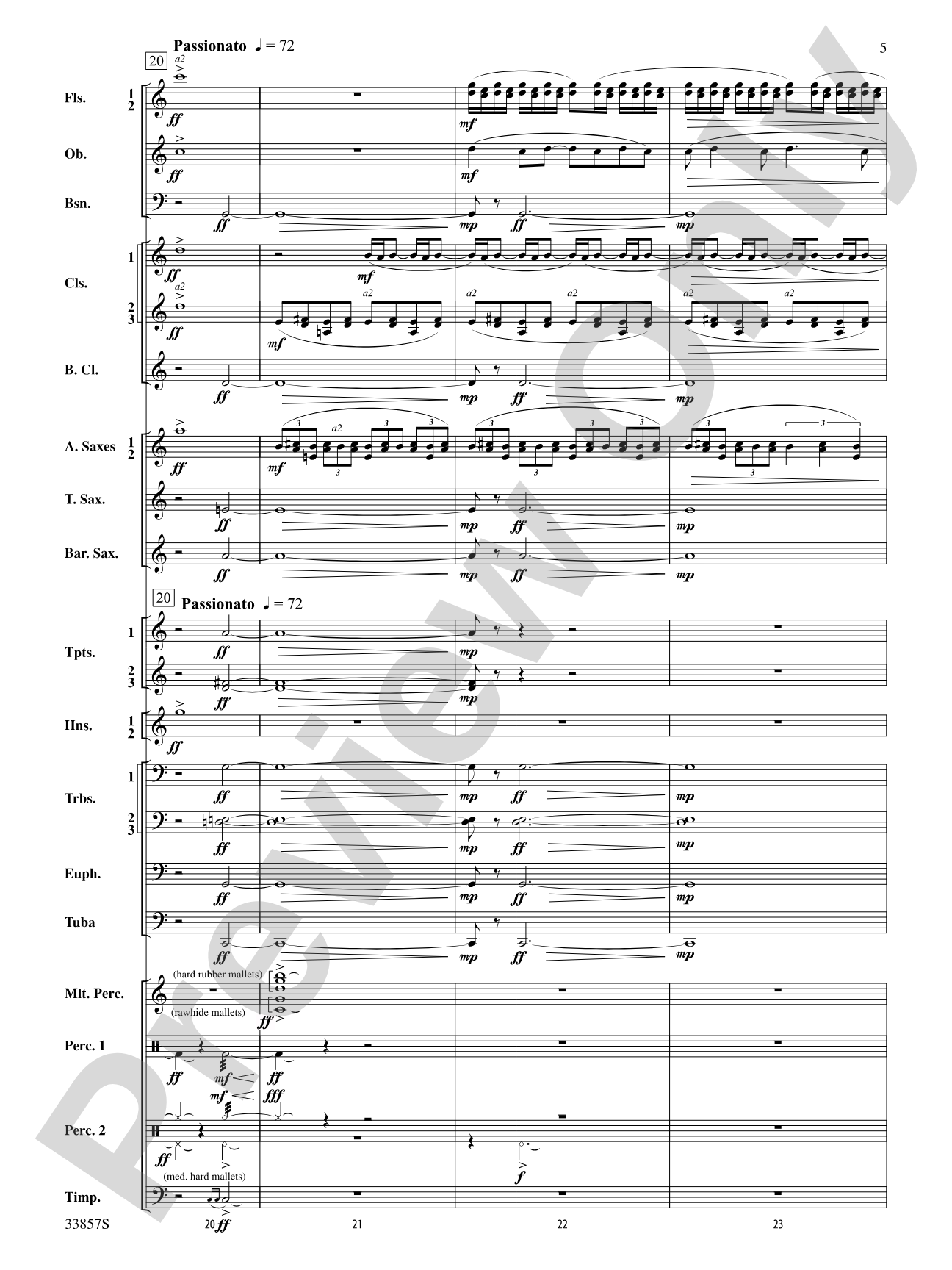 One Thousand Cranes: Concert Band Conductor Score & Parts