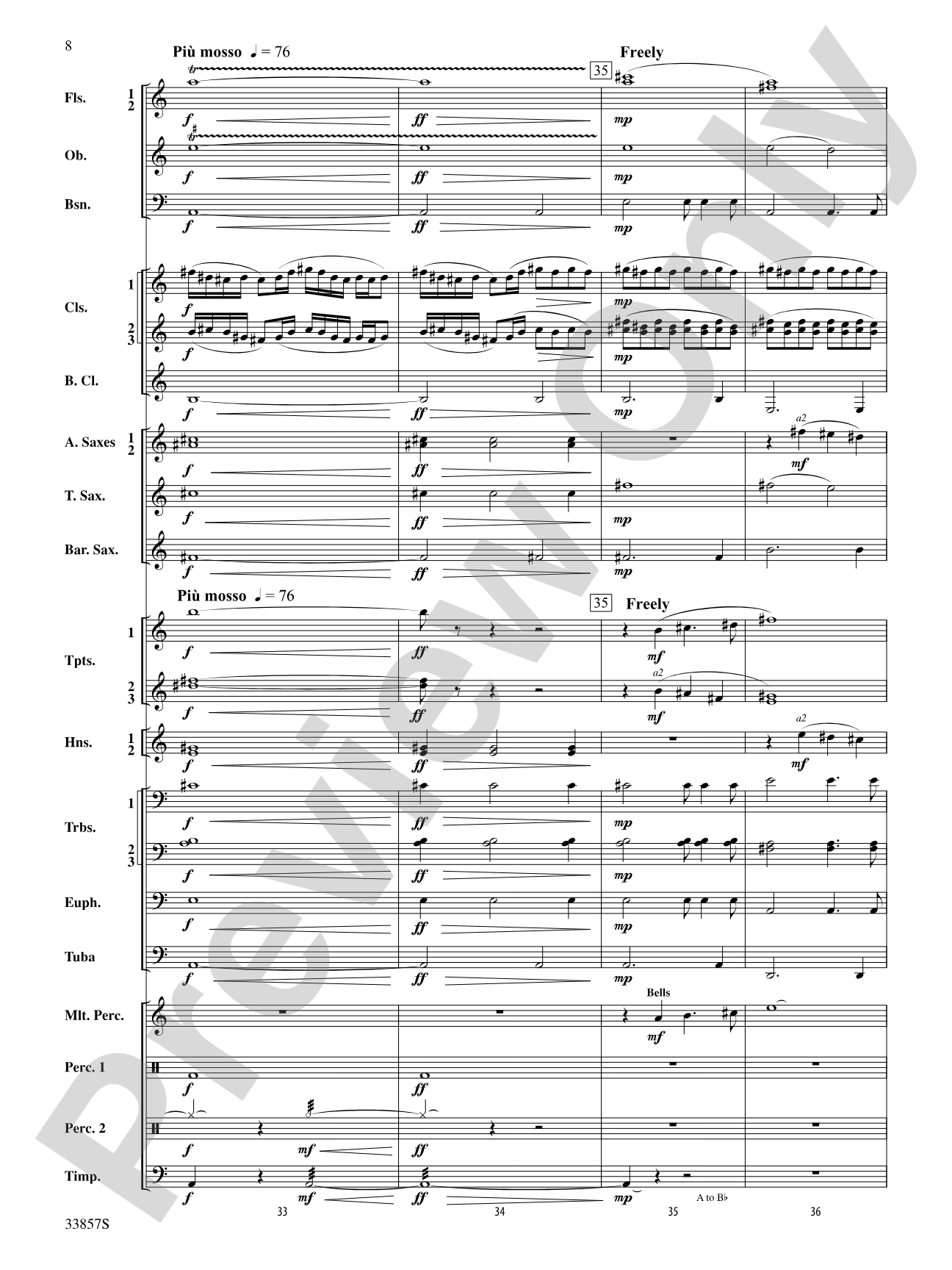 One Thousand Cranes: Concert Band Conductor Score & Parts