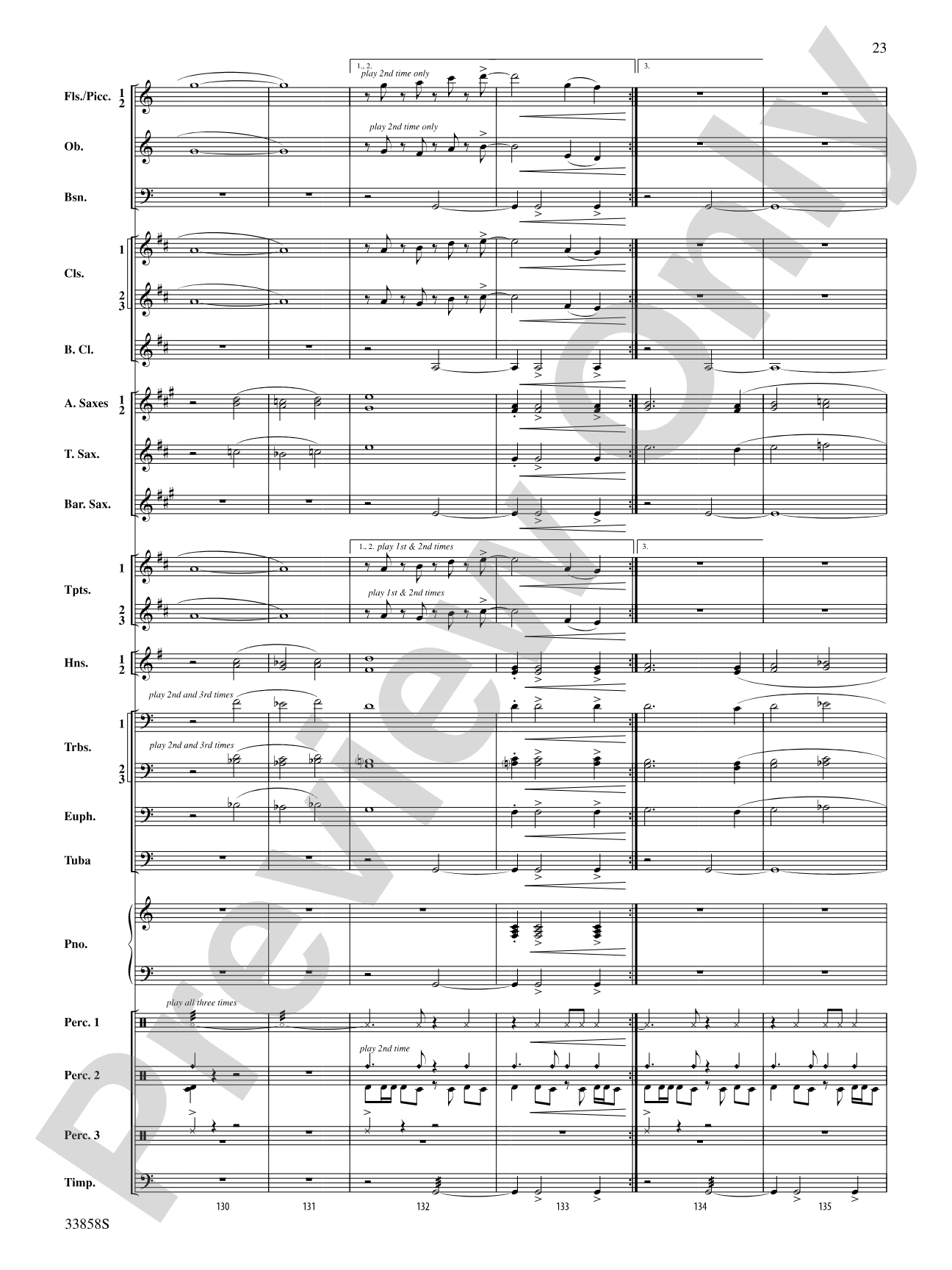 Danzas Cubanas: Concert Band Conductor Score & Parts