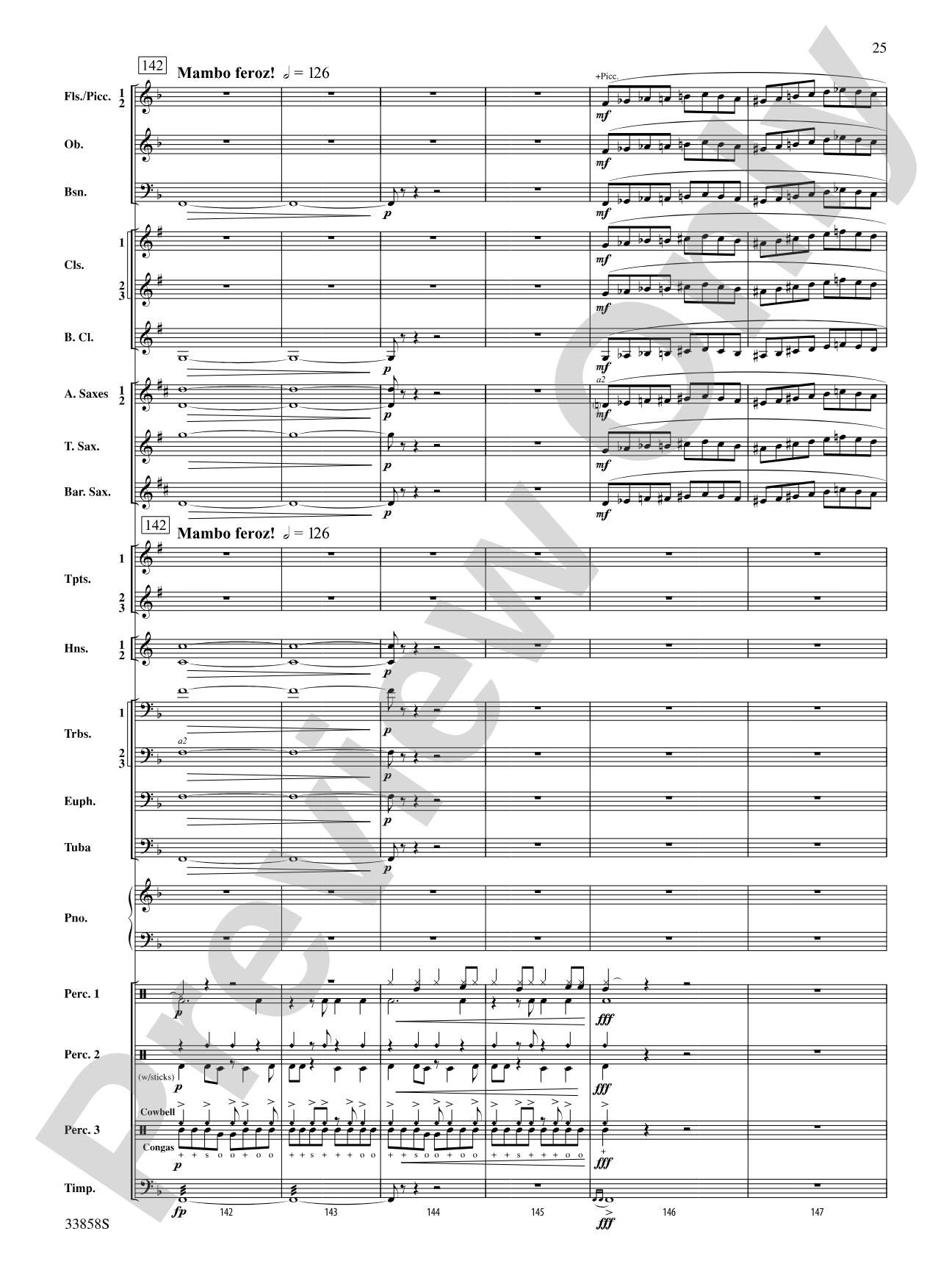 Danzas Cubanas: Concert Band Conductor Score & Parts