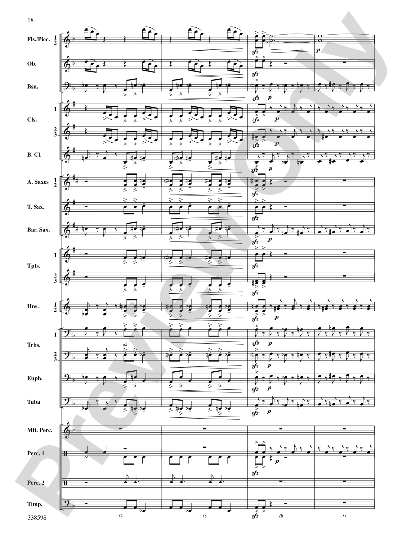 March of the Trolls: Concert Band Conductor Score & Parts