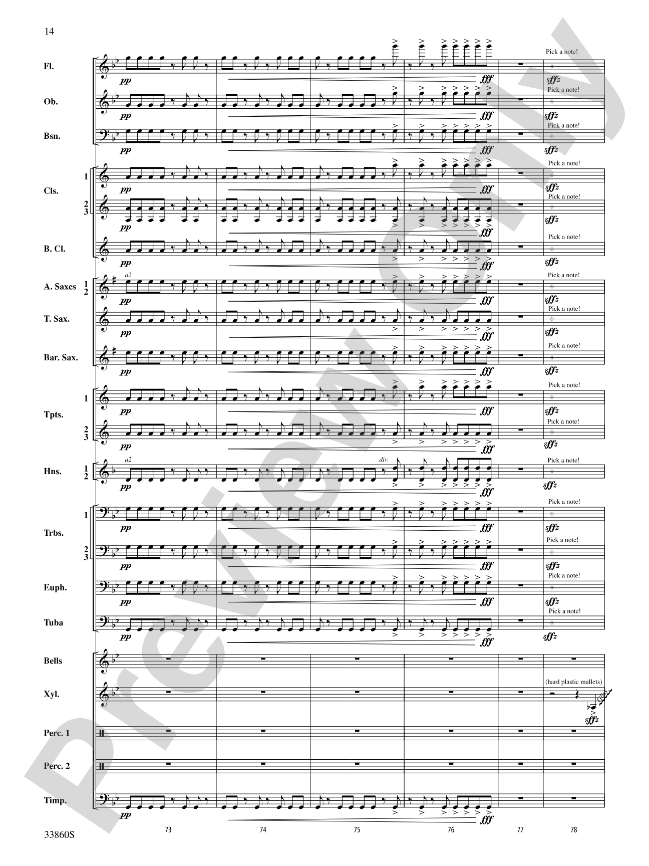 Critical Mass: Concert Band Conductor Score & Parts