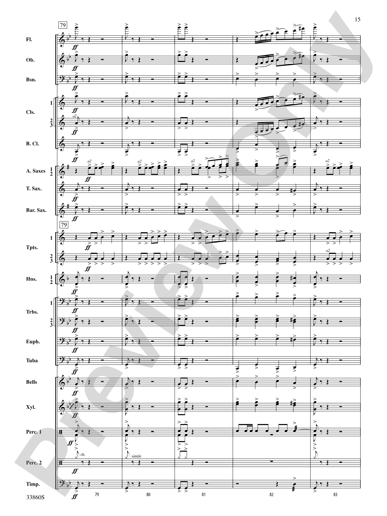 Critical Mass: Concert Band Conductor Score & Parts