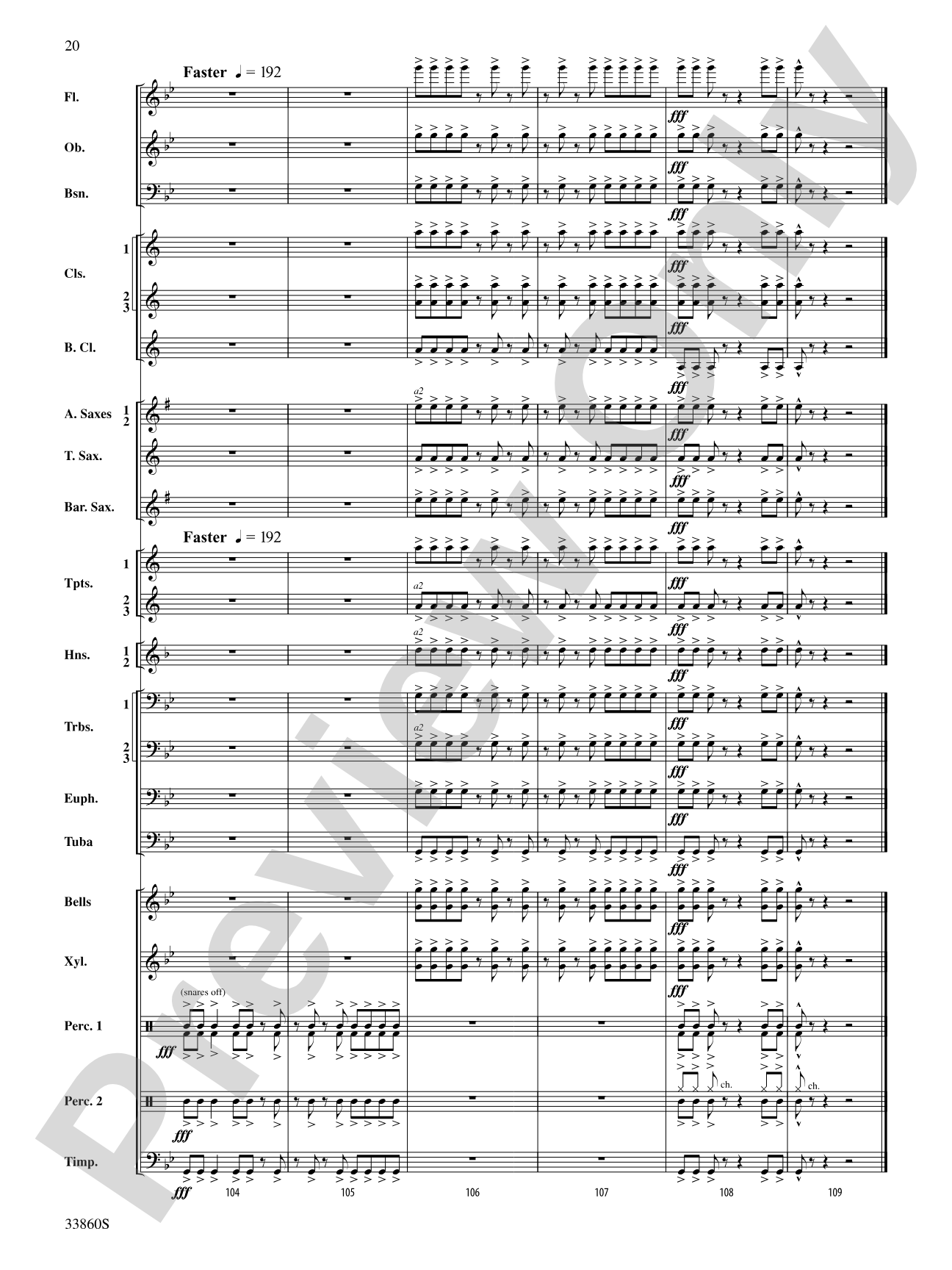 Critical Mass: Concert Band Conductor Score & Parts