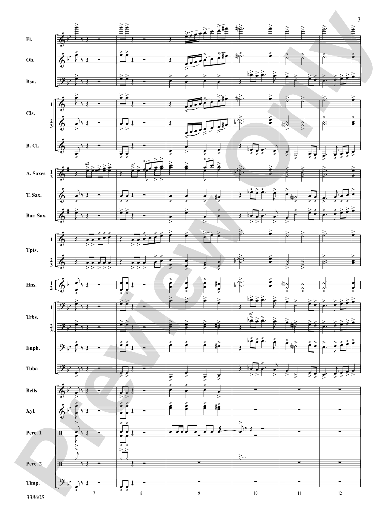 Critical Mass: Concert Band Conductor Score & Parts