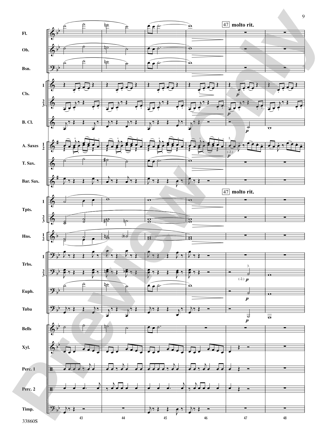 Critical Mass: Concert Band Conductor Score & Parts