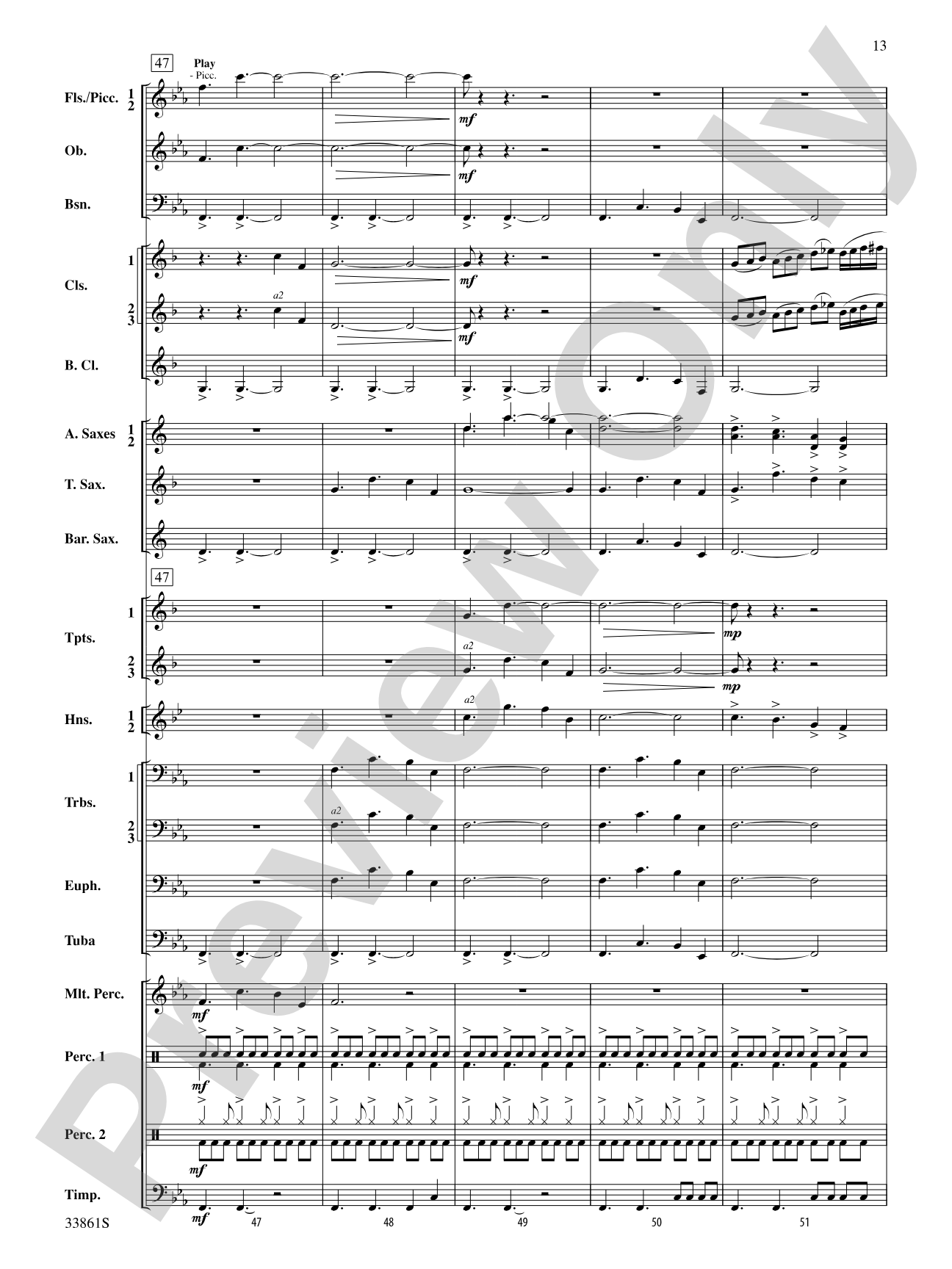 Ride On: Concert Band Conductor Score & Parts