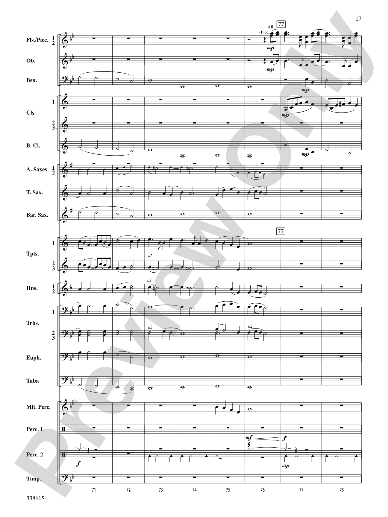 Ride On: Concert Band Conductor Score & Parts
