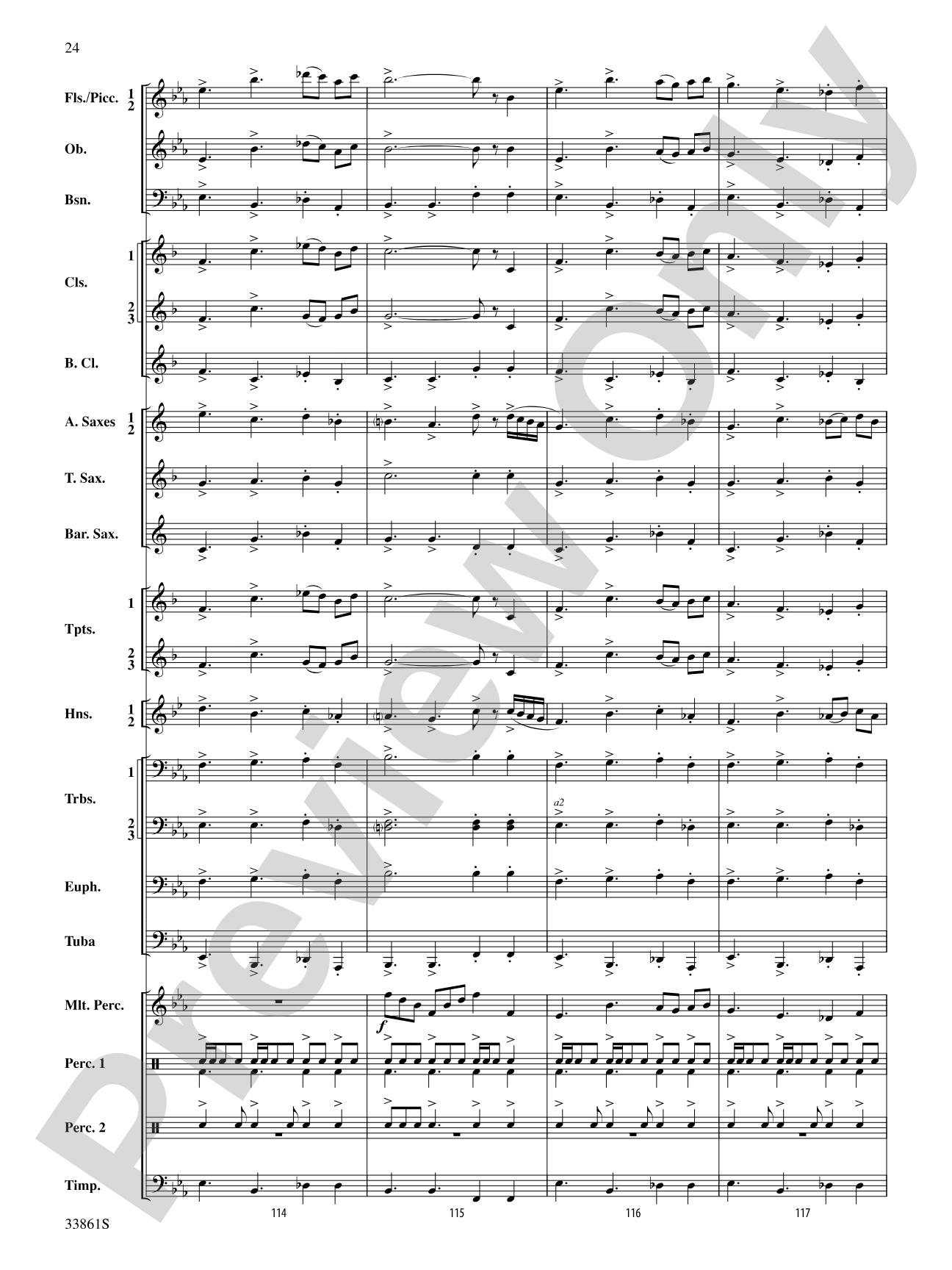 Ride On: Concert Band Conductor Score & Parts