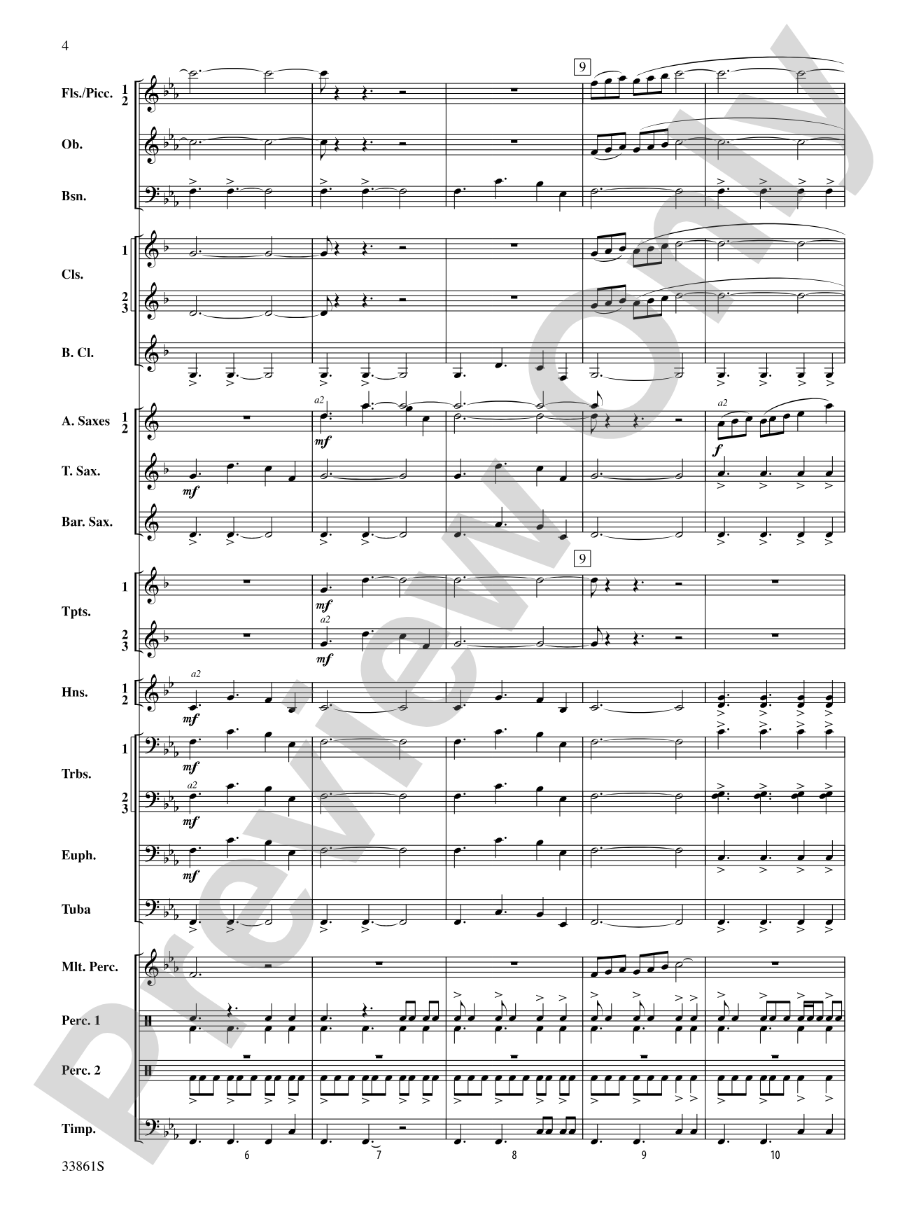 Ride On: Concert Band Conductor Score & Parts