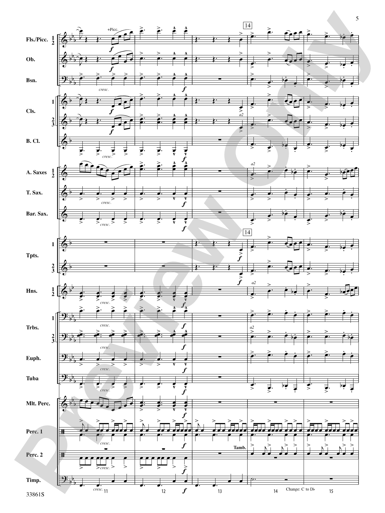 Ride On: Concert Band Conductor Score & Parts